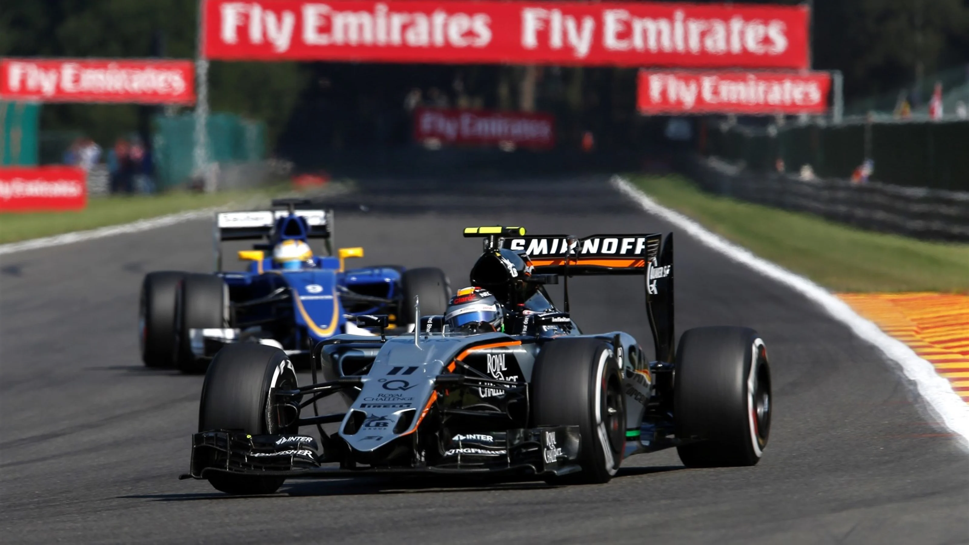 Nico Hulkenberg (GER) Force India VJM08 at Formula One World Championship, Rd11, Belgian Grand