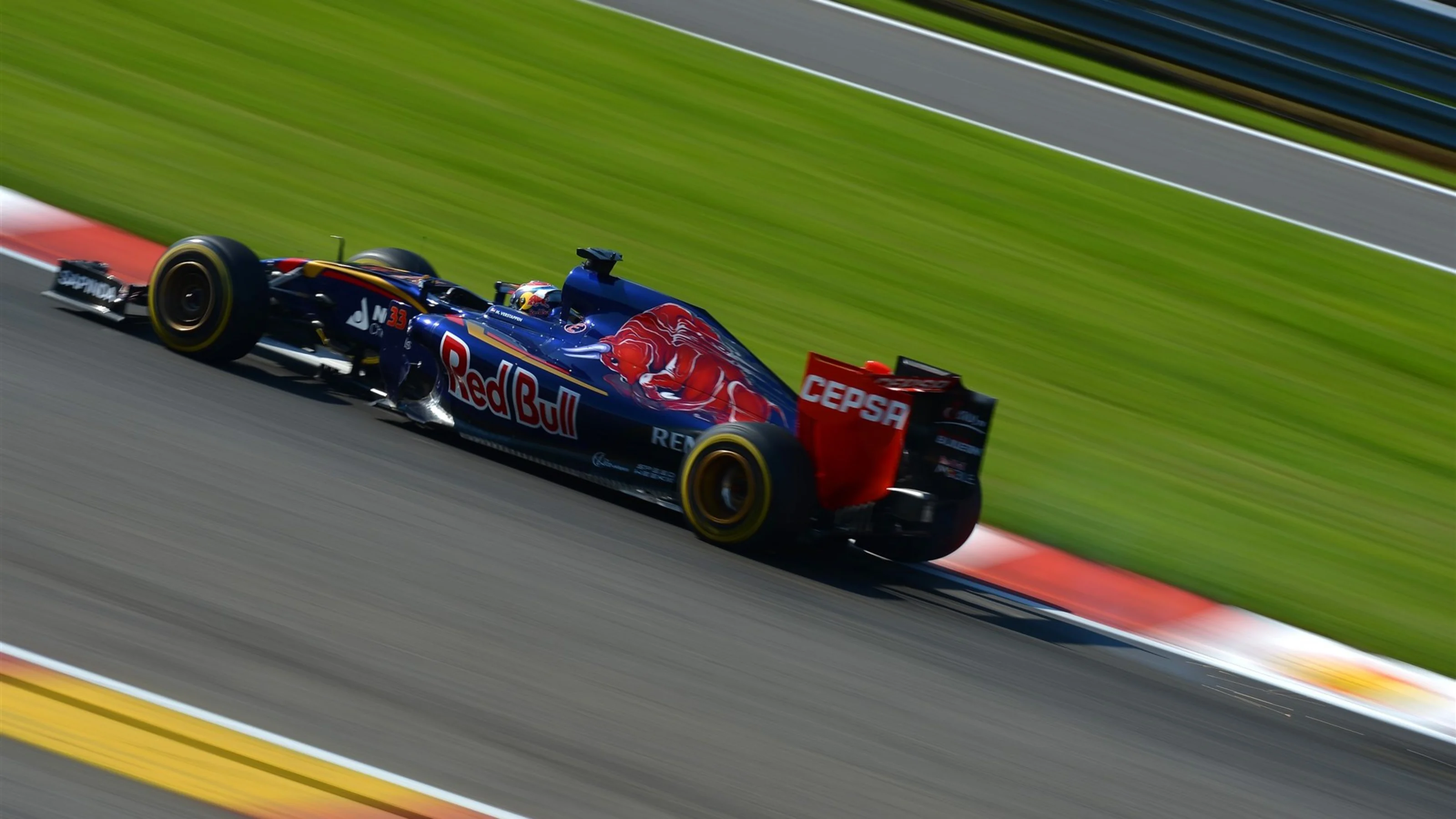 Max Verstappen (NDL) Scuderia Toro Rosso STR10 at Formula One World Championship, Rd11, Belgian
