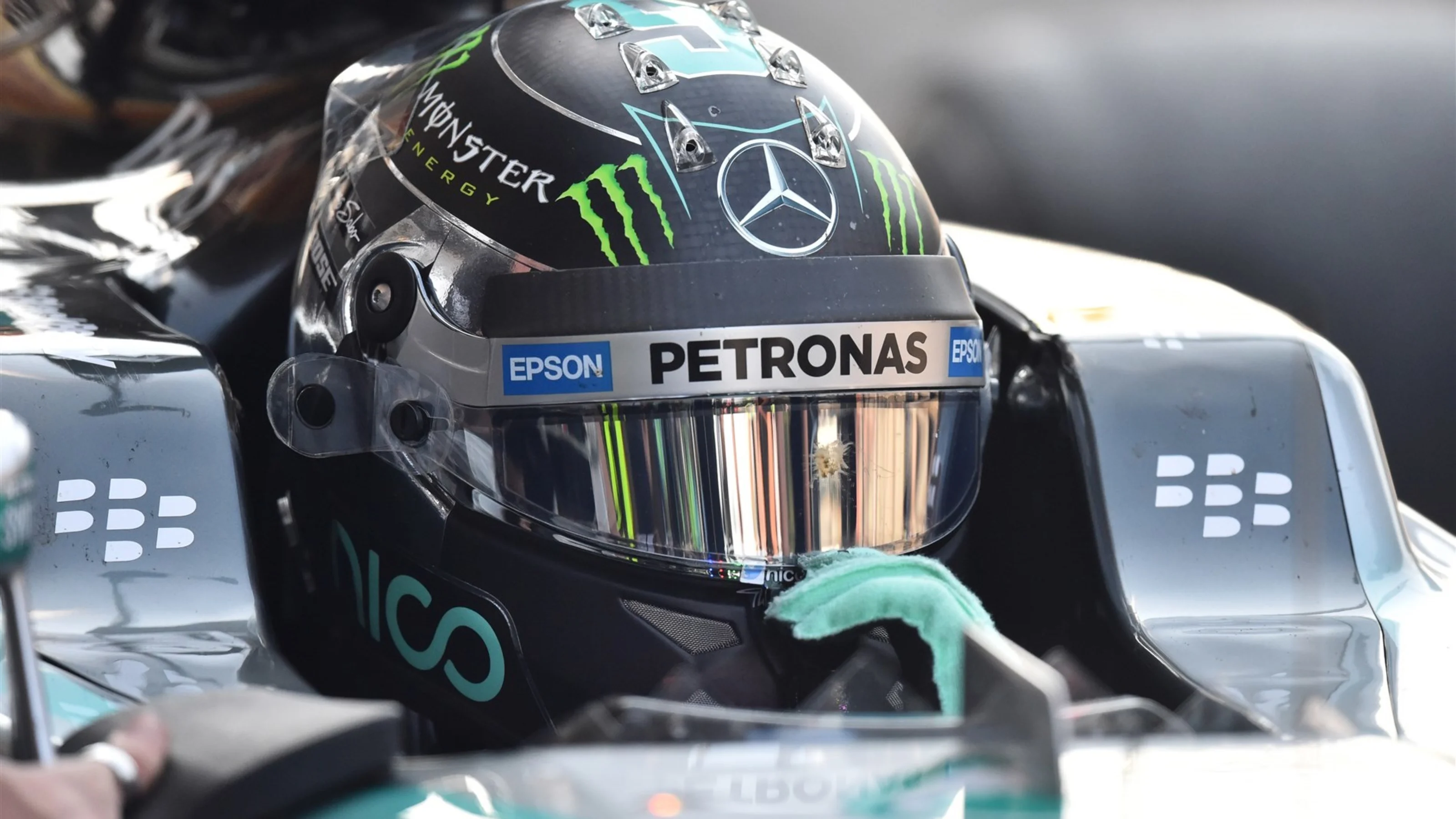 Nico Rosberg (GER) Mercedes AMG F1 W06 at Formula One World Championship, Rd11, Belgian Grand Prix,