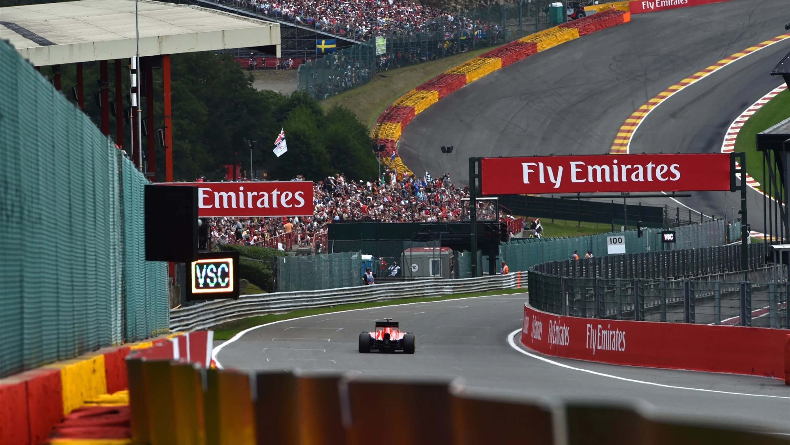 Kimi Raikkonen (FIN) Ferrari SF15-T at Formula One World Championship, Rd11, Belgian Grand Prix,