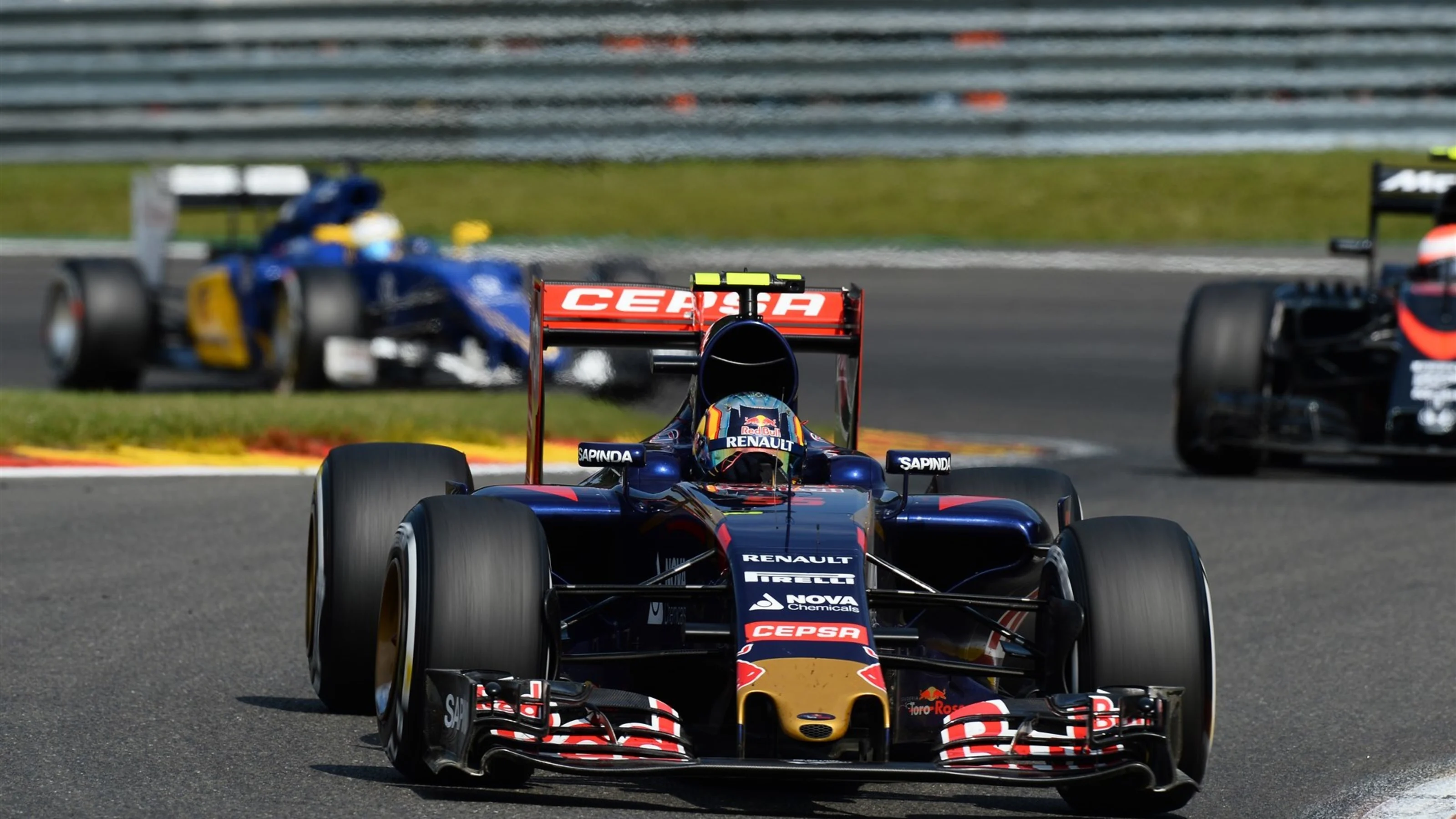 Carlos Sainz jr (ESP) Scuderia Toro Rosso STR10 at Formula One World Championship, Rd11, Belgian