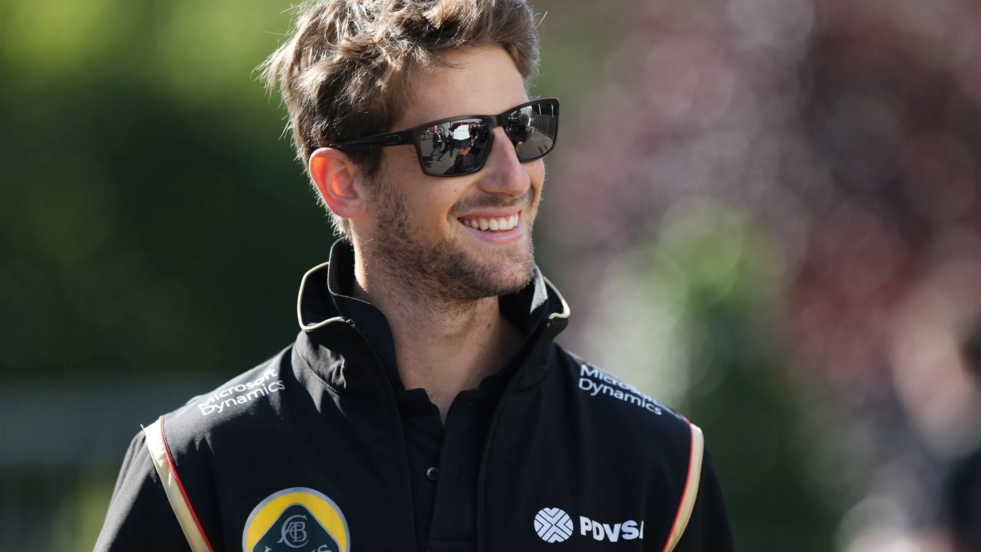 Romain Grosjean (FRA) Lotus F1 at Formula One World Championship, Rd11, Belgian Grand Prix, Race,