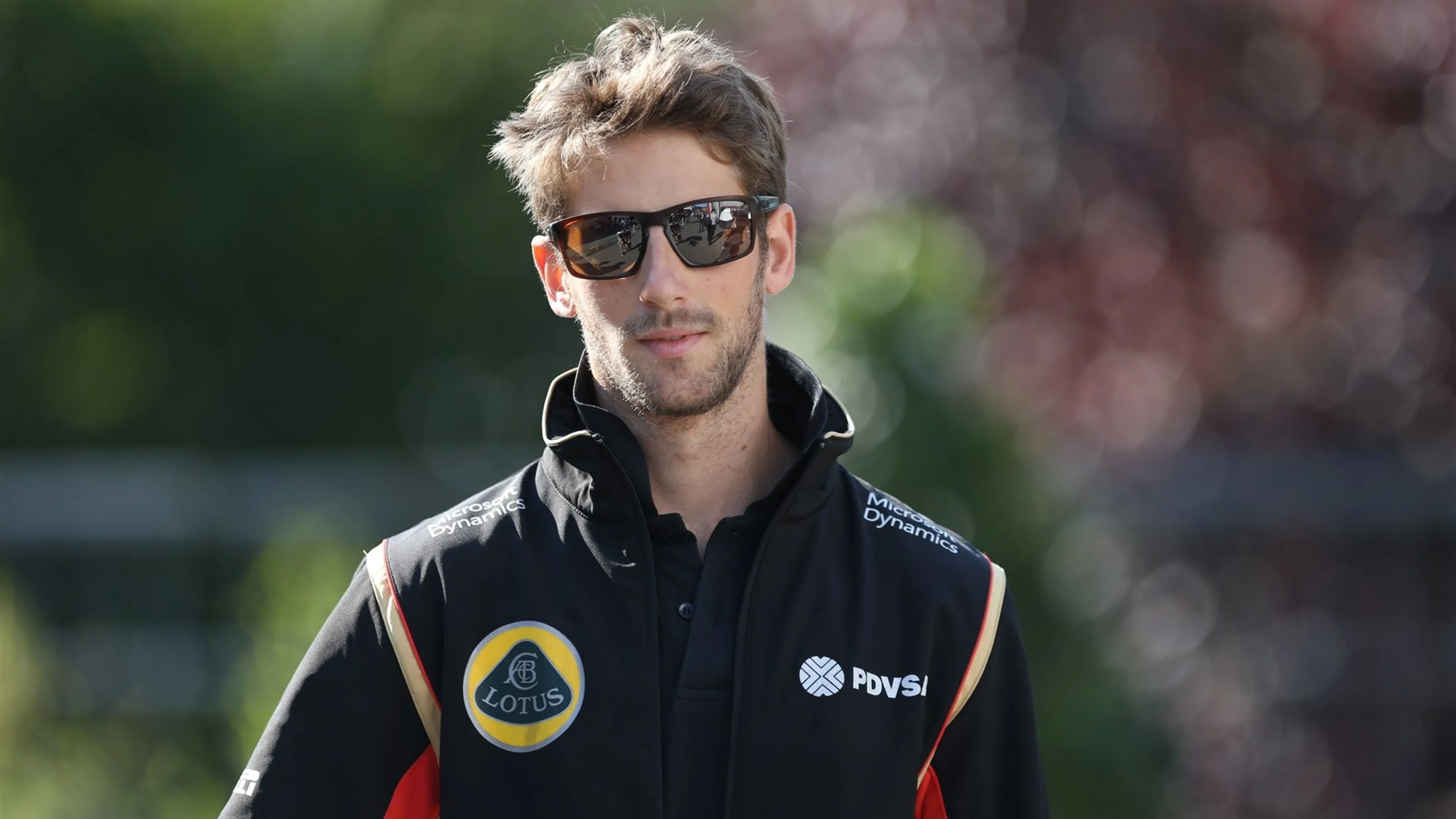 Romain Grosjean (FRA) Lotus F1 at Formula One World Championship, Rd11, Belgian Grand Prix, Race,