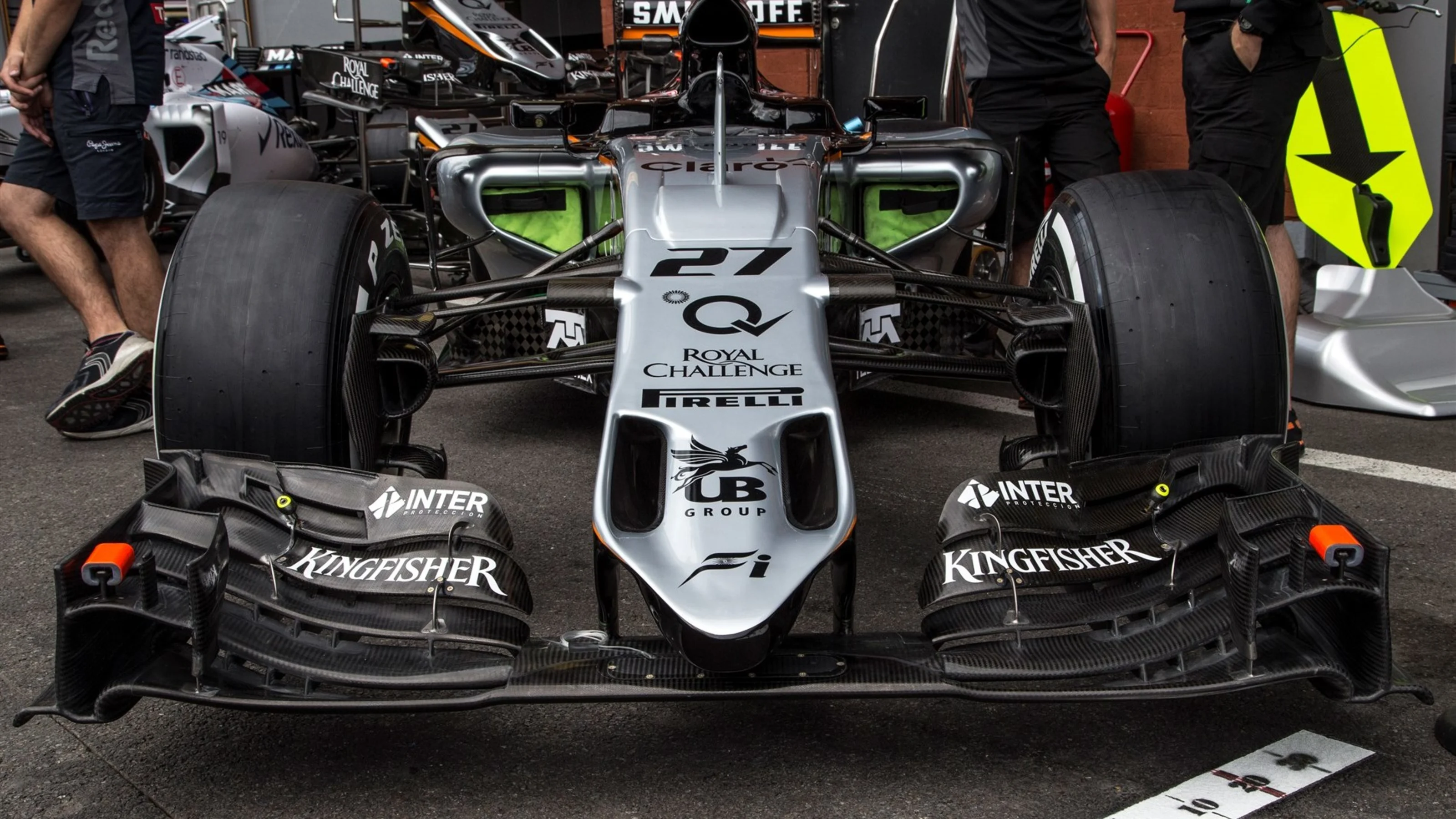 Force India VJM08 at Formula One World Championship, Rd11, Belgian Grand Prix, Preparations, Spa