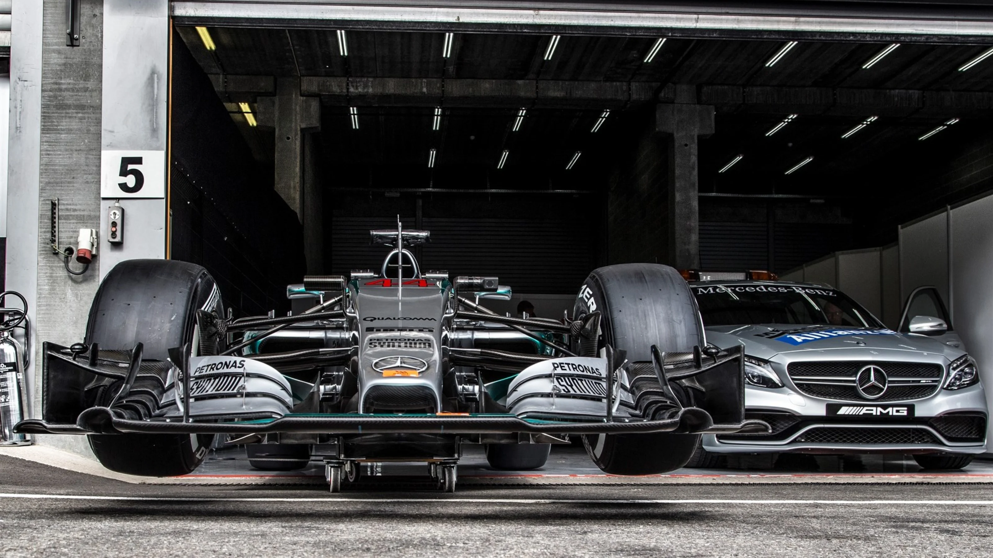 Mercedes AMG F1 W06 at Formula One World Championship, Rd11, Belgian Grand Prix, Preparations, Spa