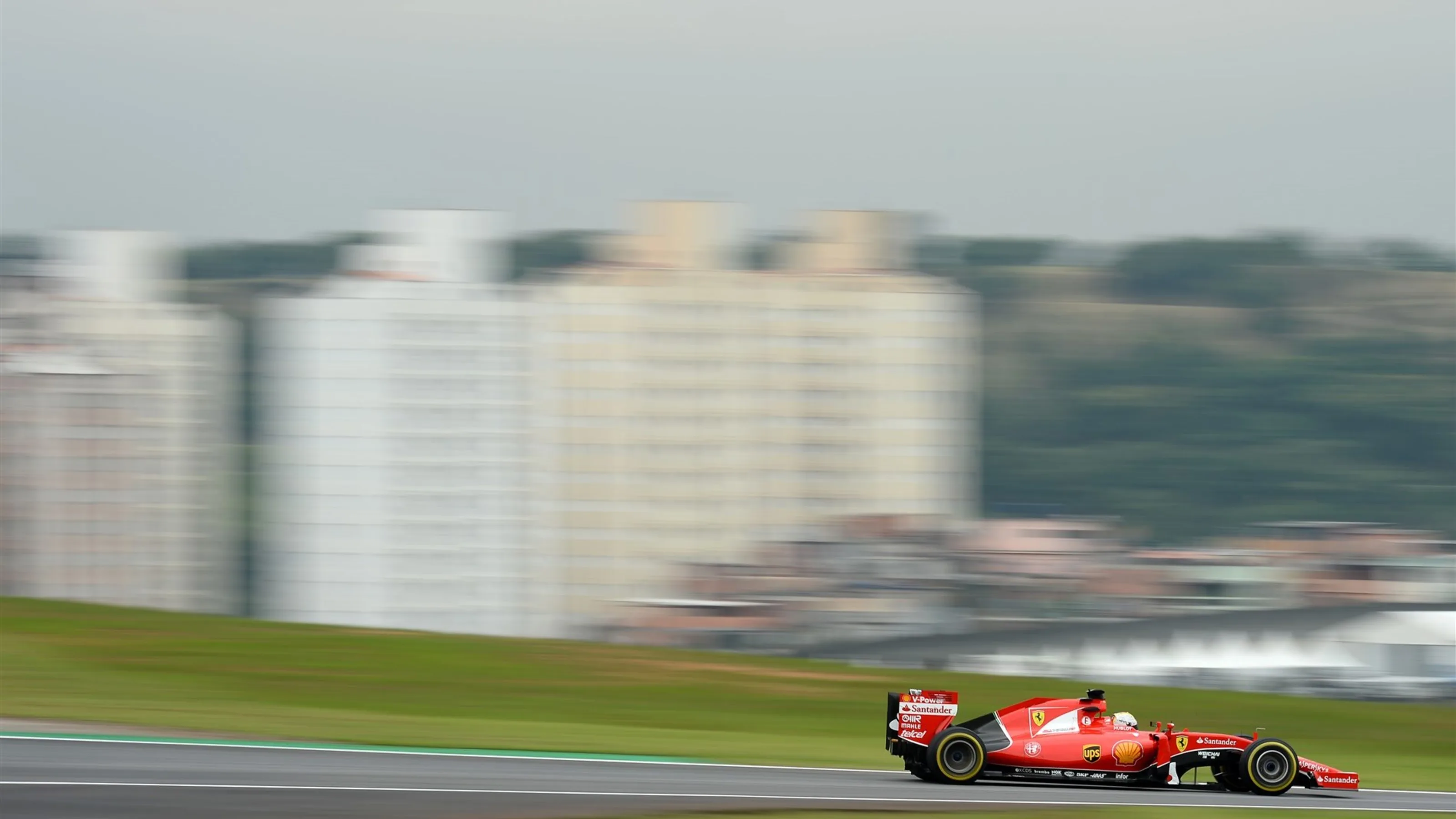 Sebastian Vettel (GER) Ferrari SF15-T at Formula One World Championship, Rd18, Brazilian Grand
