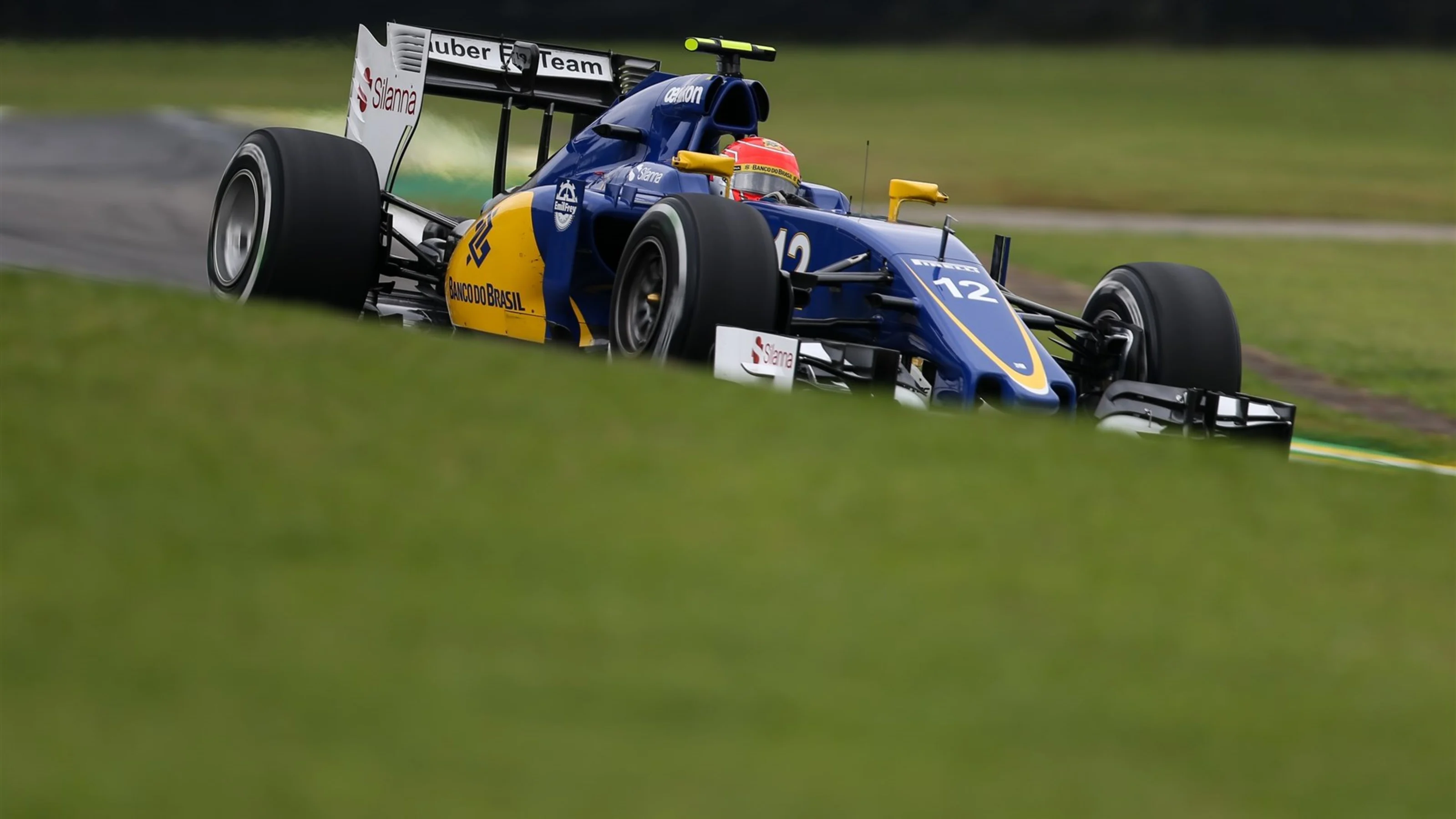 Felipe Nasr (BRA) Sauber C34 at Formula One World Championship, Rd18, Brazilian Grand Prix,