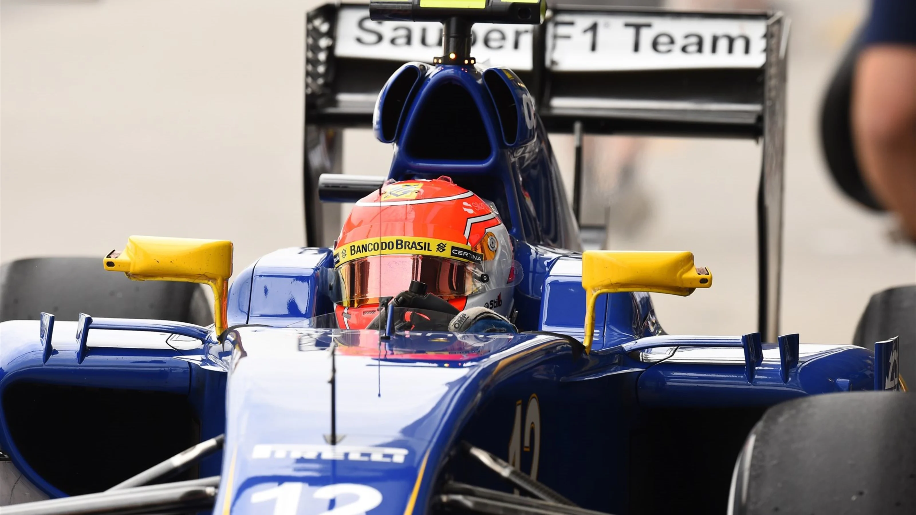 Felipe Nasr (BRA) Sauber C34 at Formula One World Championship, Rd18, Brazilian Grand Prix,