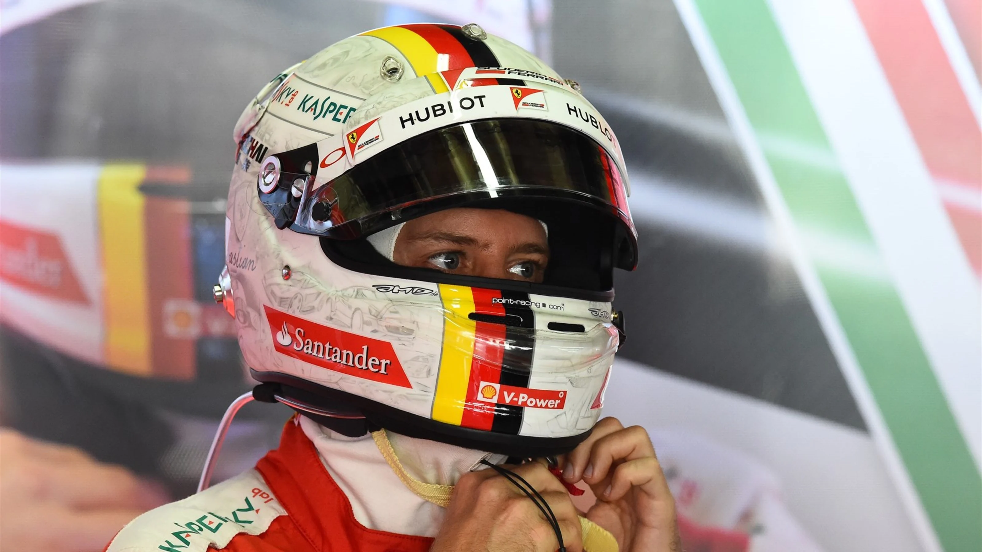 Sebastian Vettel (GER) Ferrari at Formula One World Championship, Rd18, Brazilian Grand Prix,