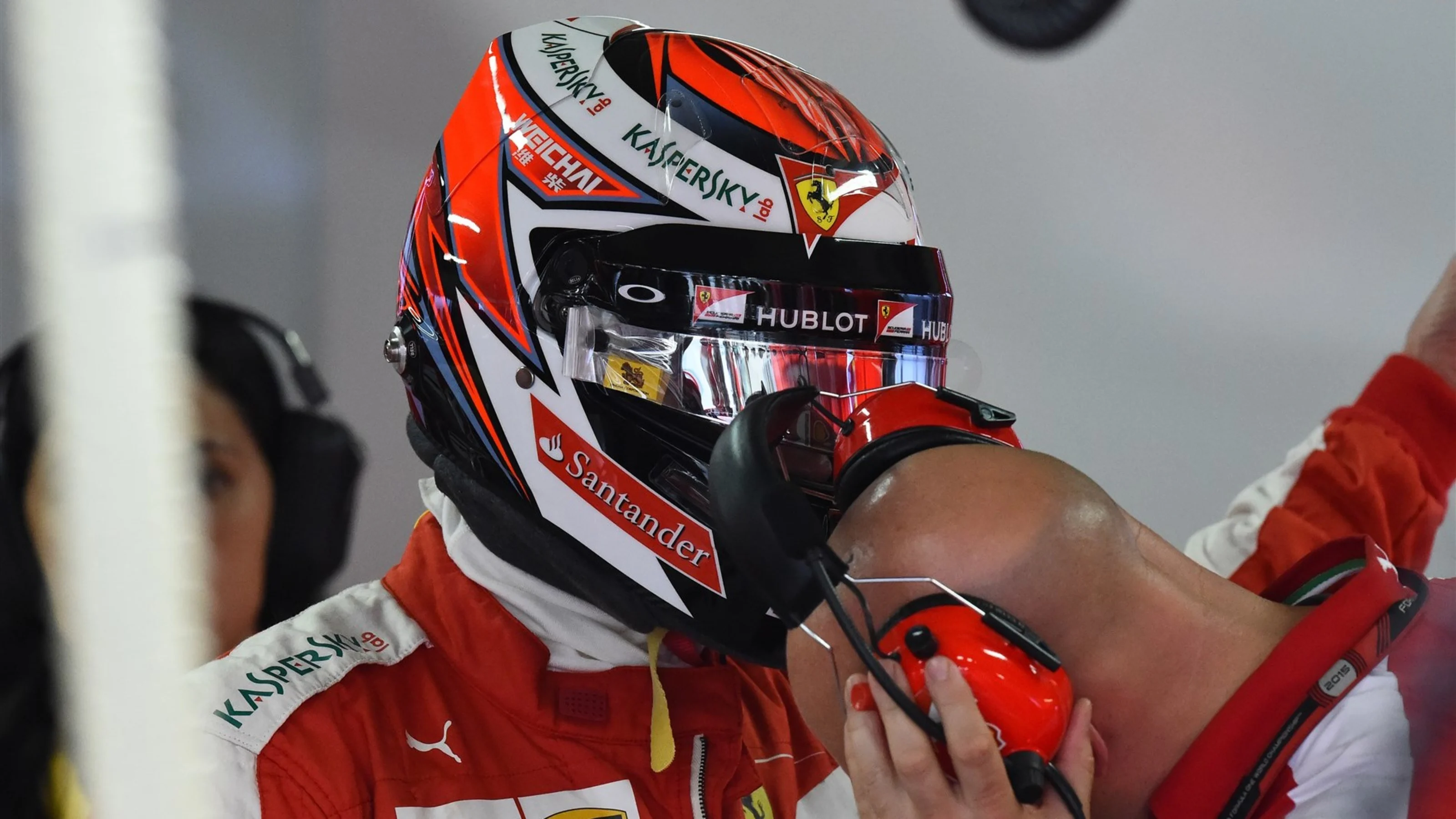 Kimi Raikkonen (FIN) Ferrari at Formula One World Championship, Rd18, Brazilian Grand Prix,