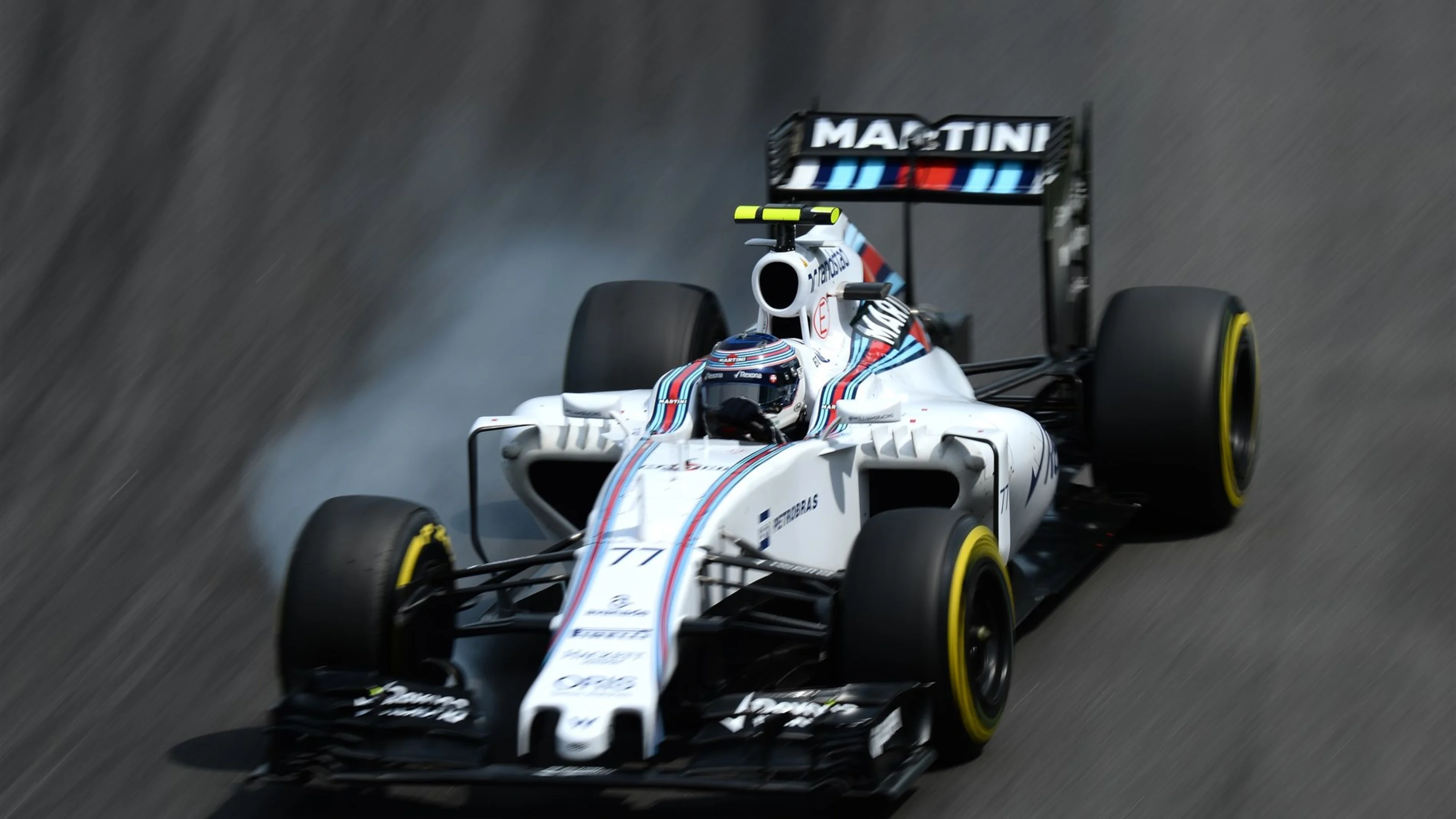 Valtteri Bottas (FIN) Williams FW37 at Formula One World Championship, Rd18, Brazilian Grand Prix,