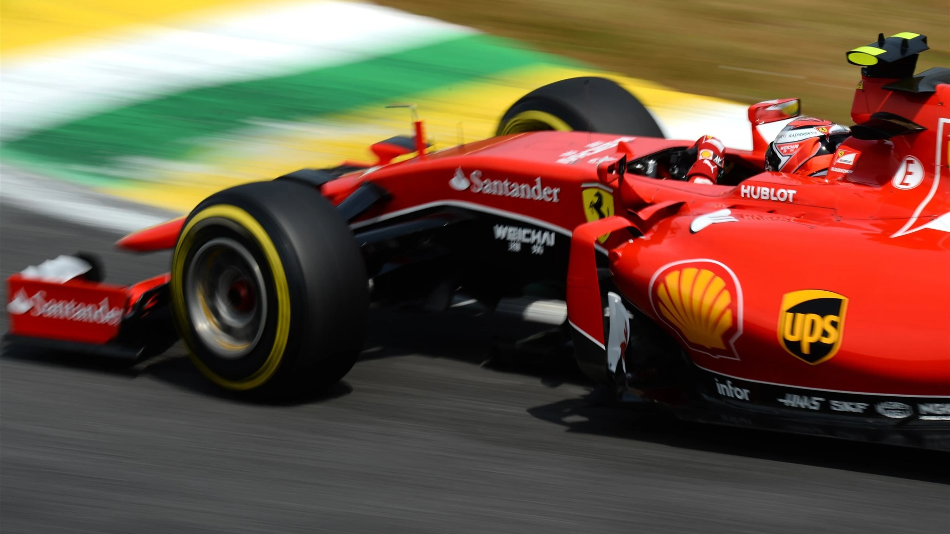 Kimi Raikkonen (FIN) Ferrari SF15-T at Formula One World Championship, Rd18, Brazilian Grand Prix,