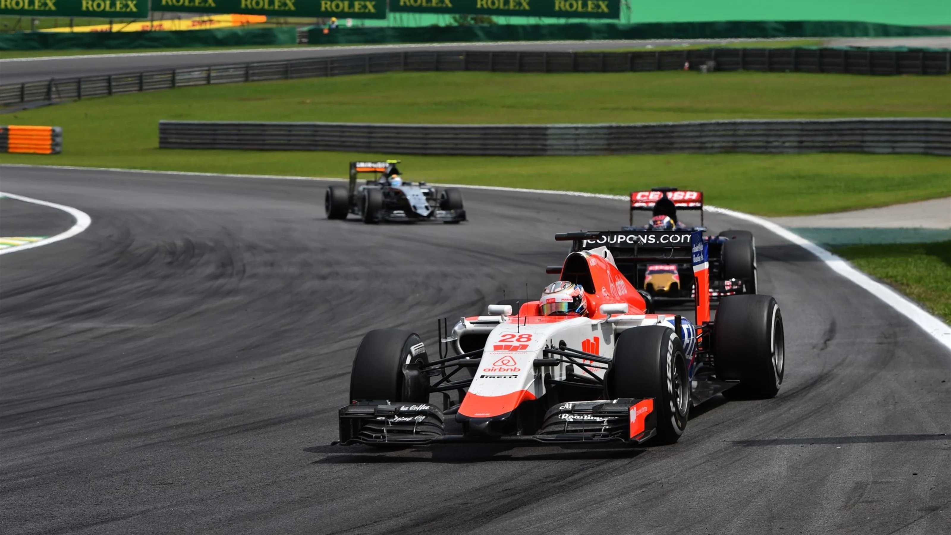 Will Stevens (GBR) Manor GP at Formula One World Championship, Rd18, Brazilian Grand Prix, Race,