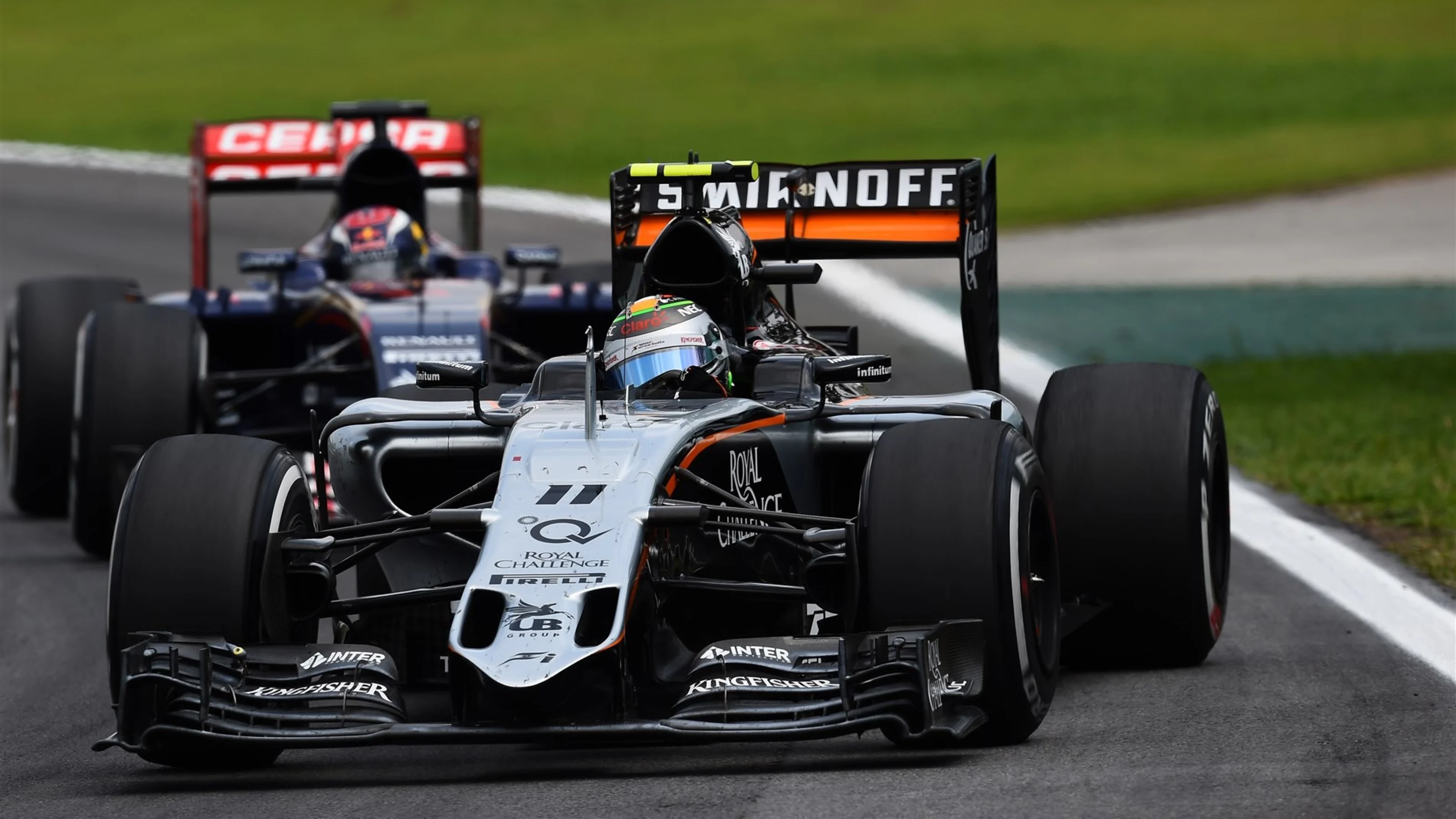 Sergio Perez (MEX) Force India VJM08 at Formula One World Championship, Rd18, Brazilian Grand Prix,