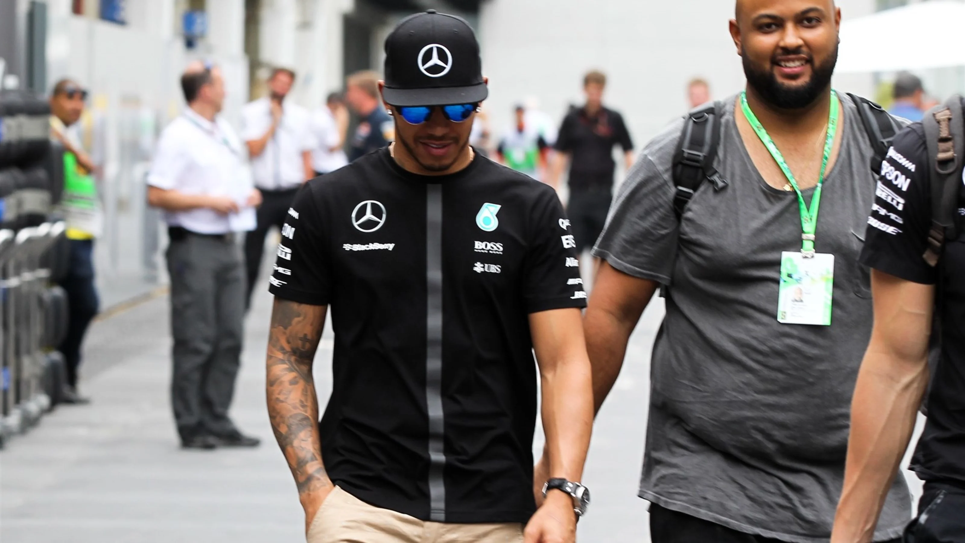 Lewis Hamilton (GBR) Mercedes AMG F1 at Formula One World Championship, Rd18, Brazilian Grand Prix,