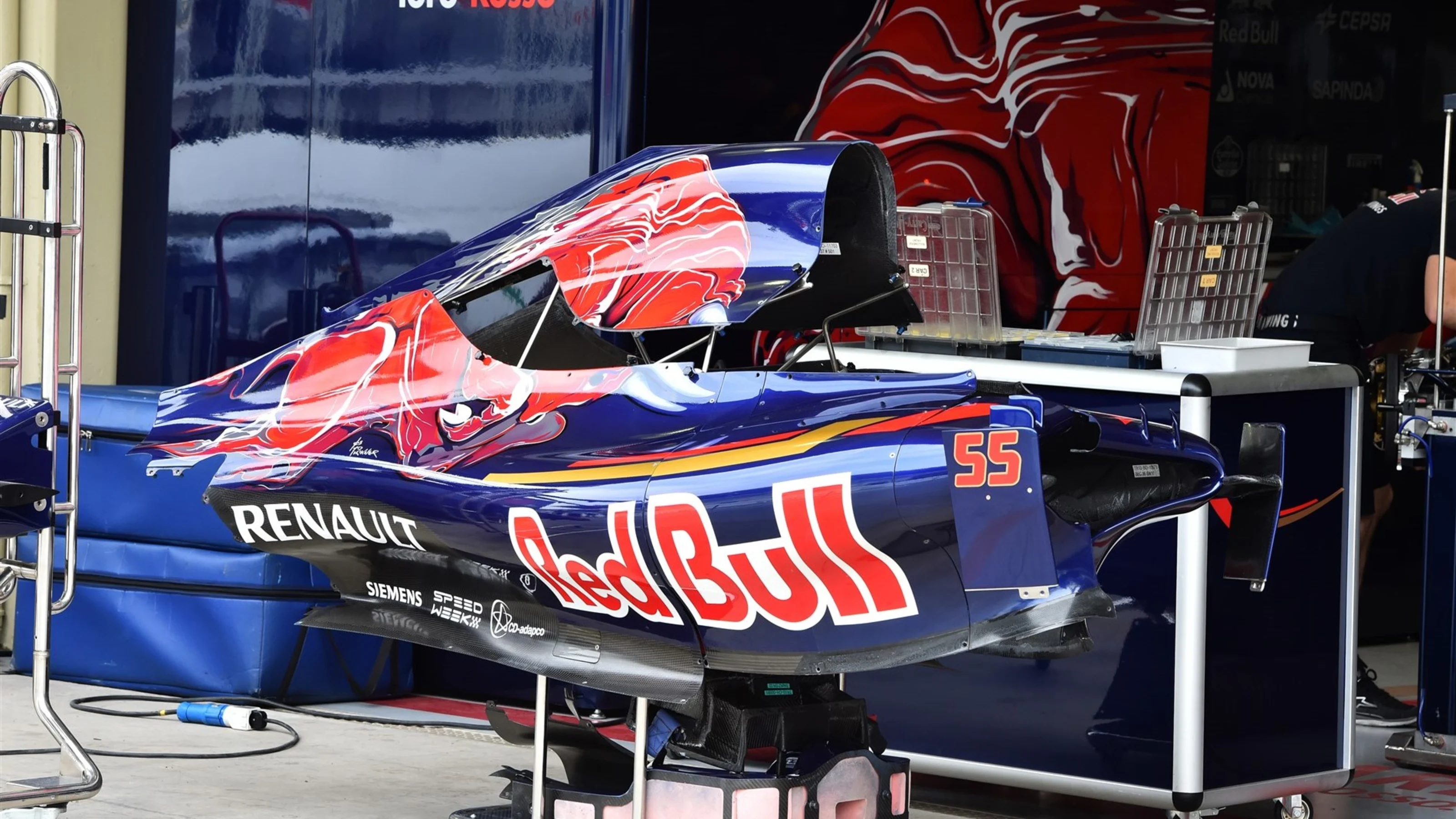 Scuderia Toro Rosso STR10 bodywork at Formula One World Championship, Rd18, Brazilian Grand Prix,
