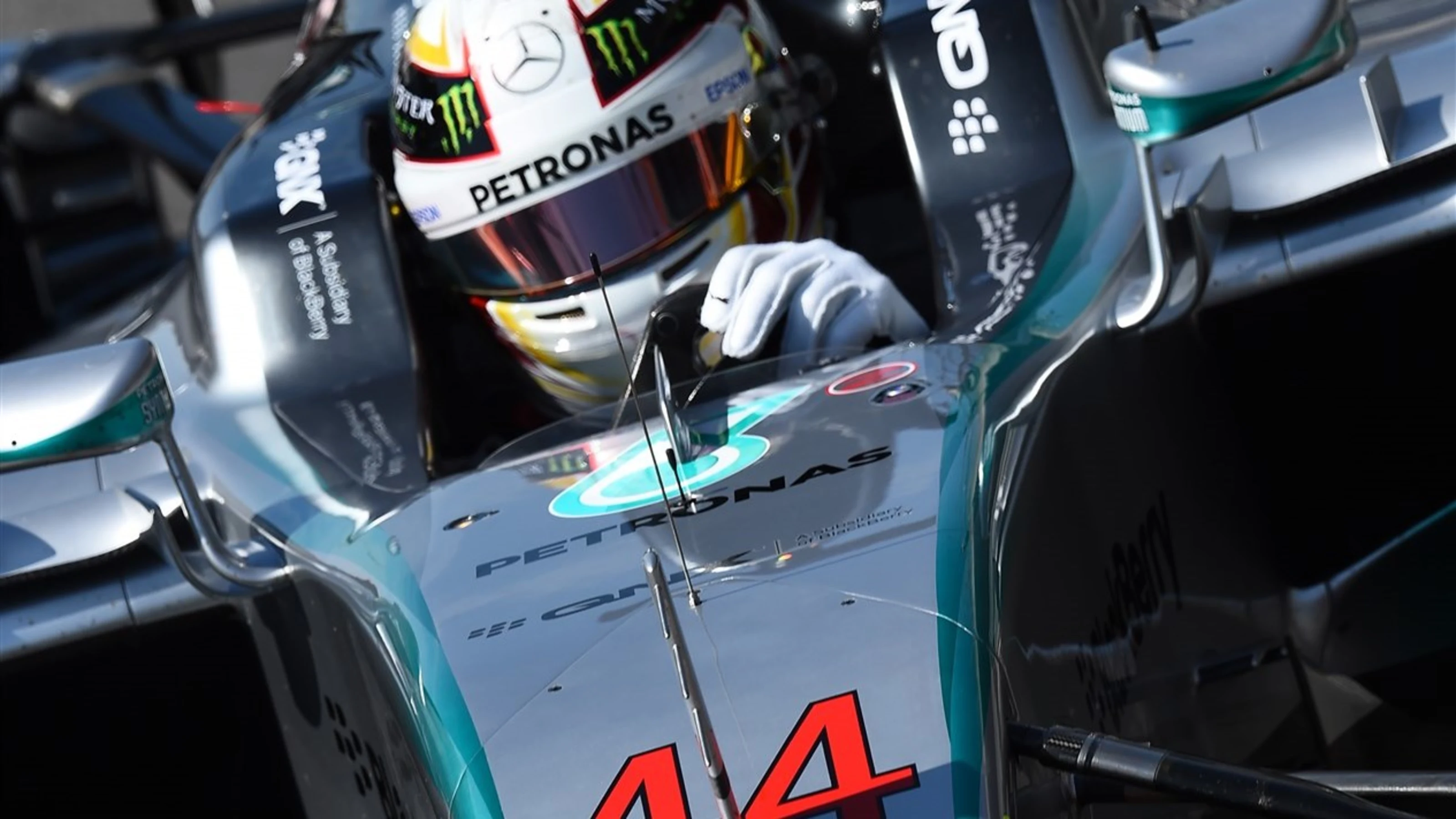Lewis Hamilton (GBR) Mercedes AMG F1 W06 at Formula One World Championship, Rd9, British Grand