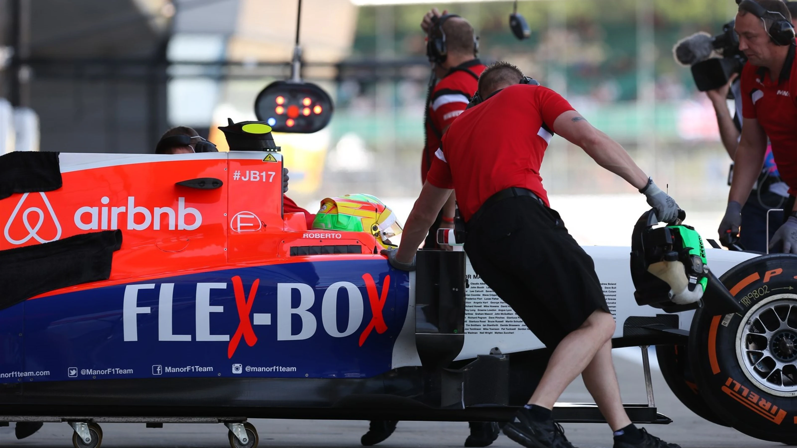 Roberto Merhi (ESP) Manor GP at Formula One World Championship, Rd9, British Grand Prix, Practice,