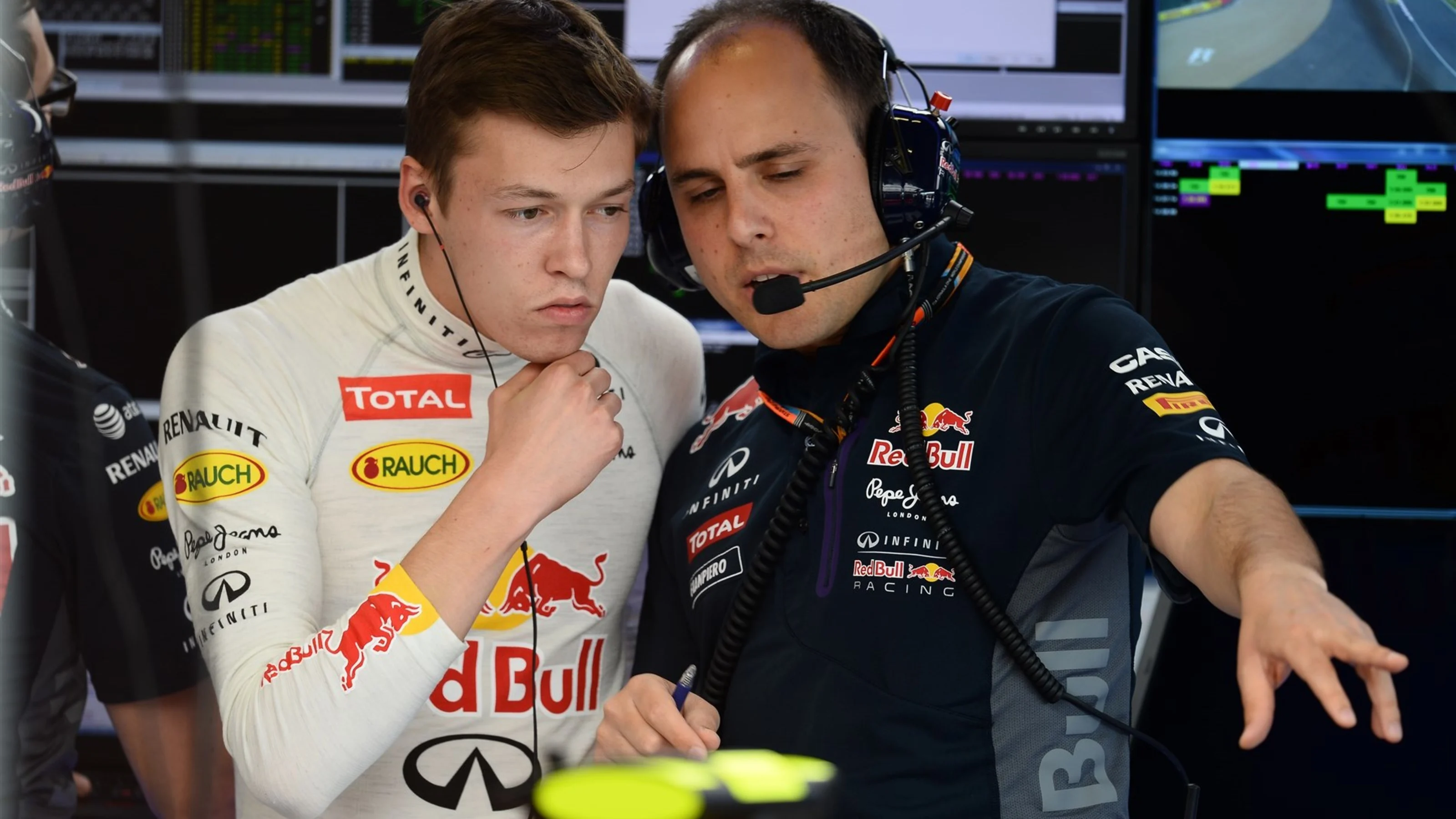 Daniil Kyvat (RUS) Red Bull Racing at Formula One World Championship, Rd9, British Grand Prix,