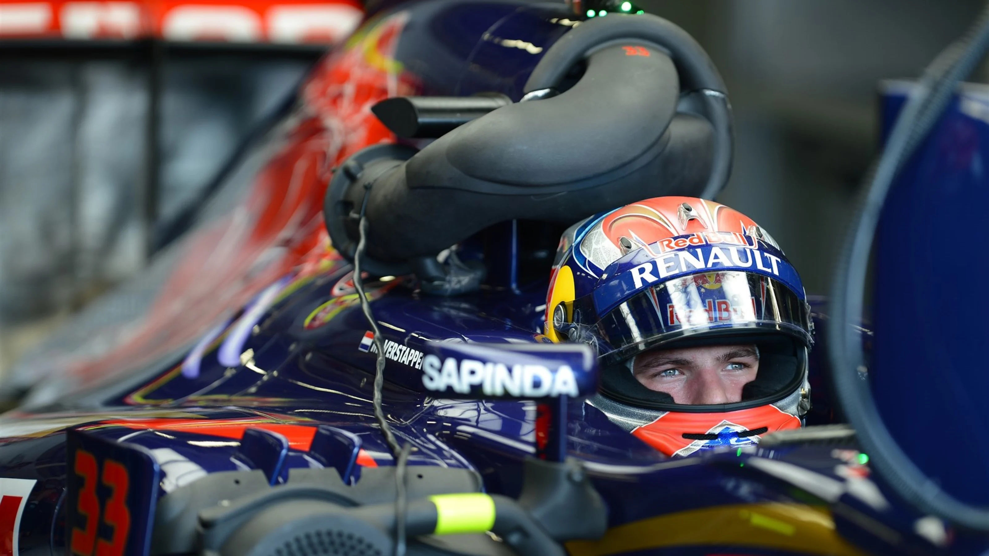Max Verstappen (NDL) Scuderia Toro Rosso STR10 at Formula One World Championship, Rd9, British
