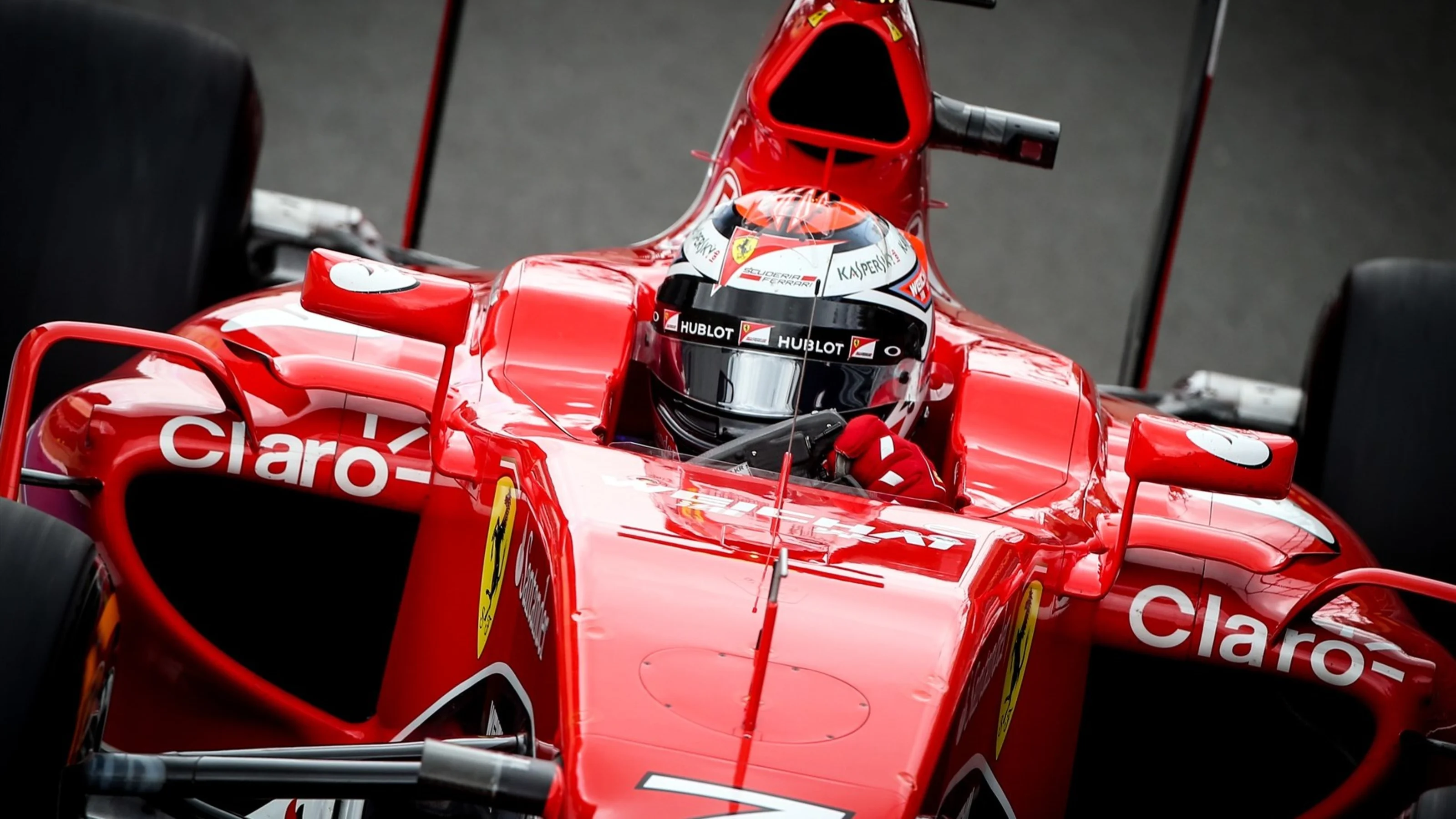 Kimi Raikkonen (FIN) Ferrari SF15-T at Formula One World Championship, Rd9, British Grand Prix,