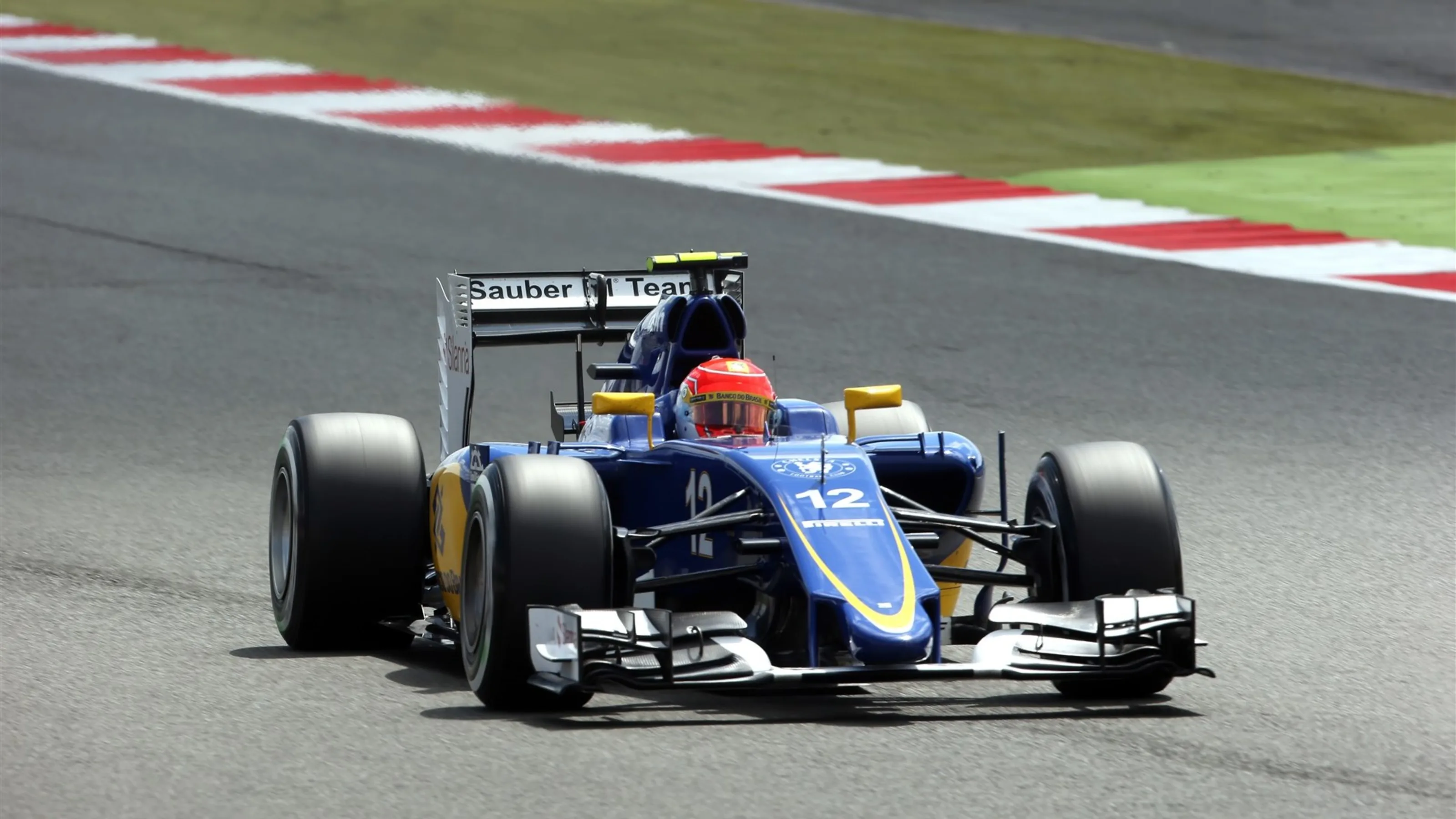 Felipe Nasr (BRA) Sauber C34 at Formula One World Championship, Rd9, British Grand Prix,