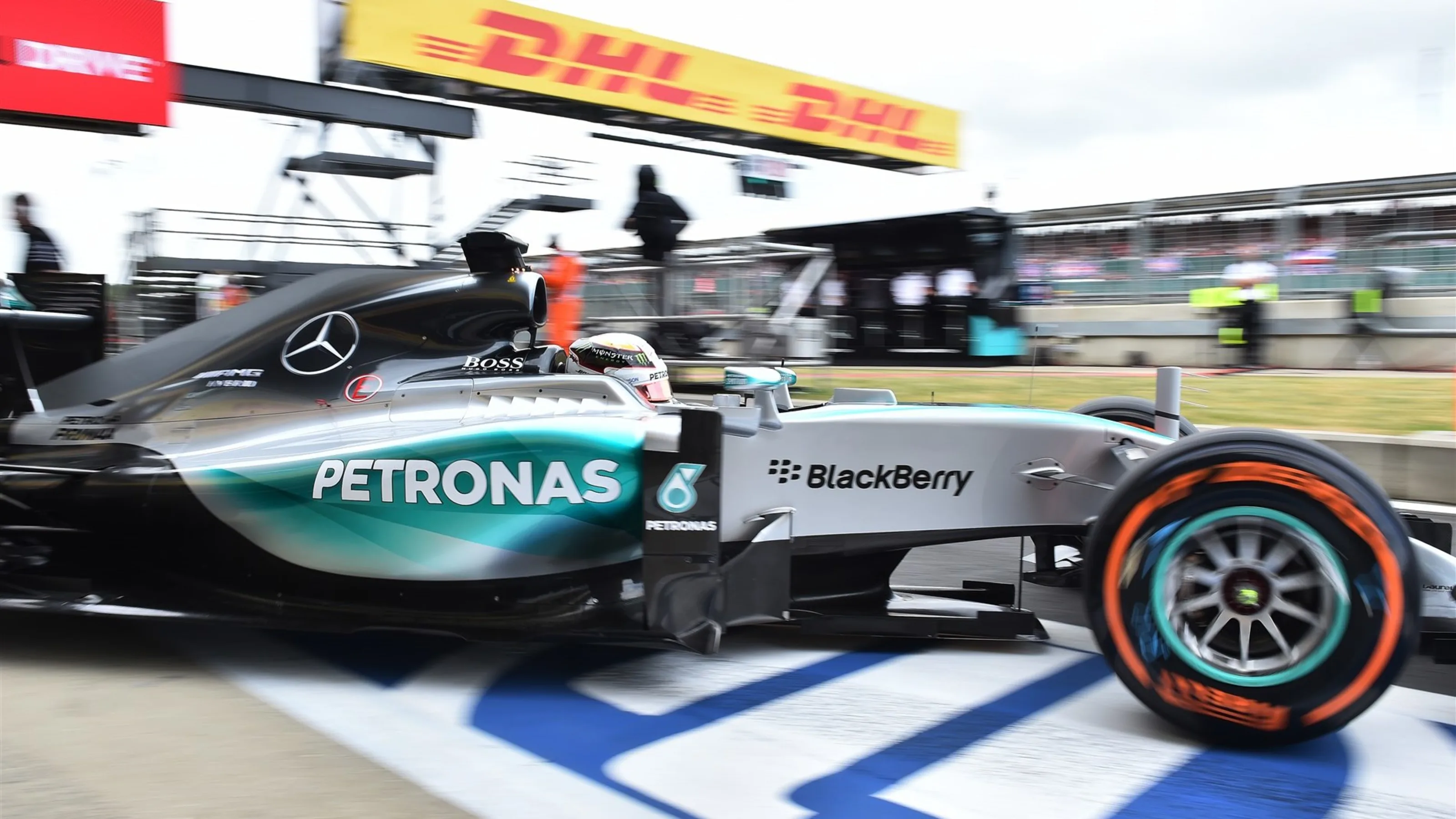 Lewis Hamilton (GBR) Mercedes AMG F1 at Formula One World Championship, Rd9, British Grand Prix,