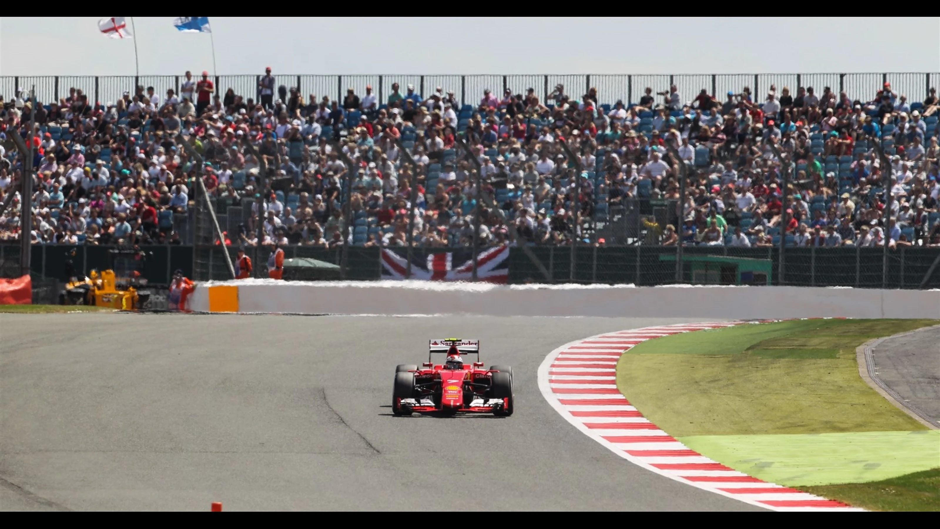 Kimi Raikkonen (FIN) Ferrari SF15-T at Formula One World Championship, Rd9, British Grand Prix,