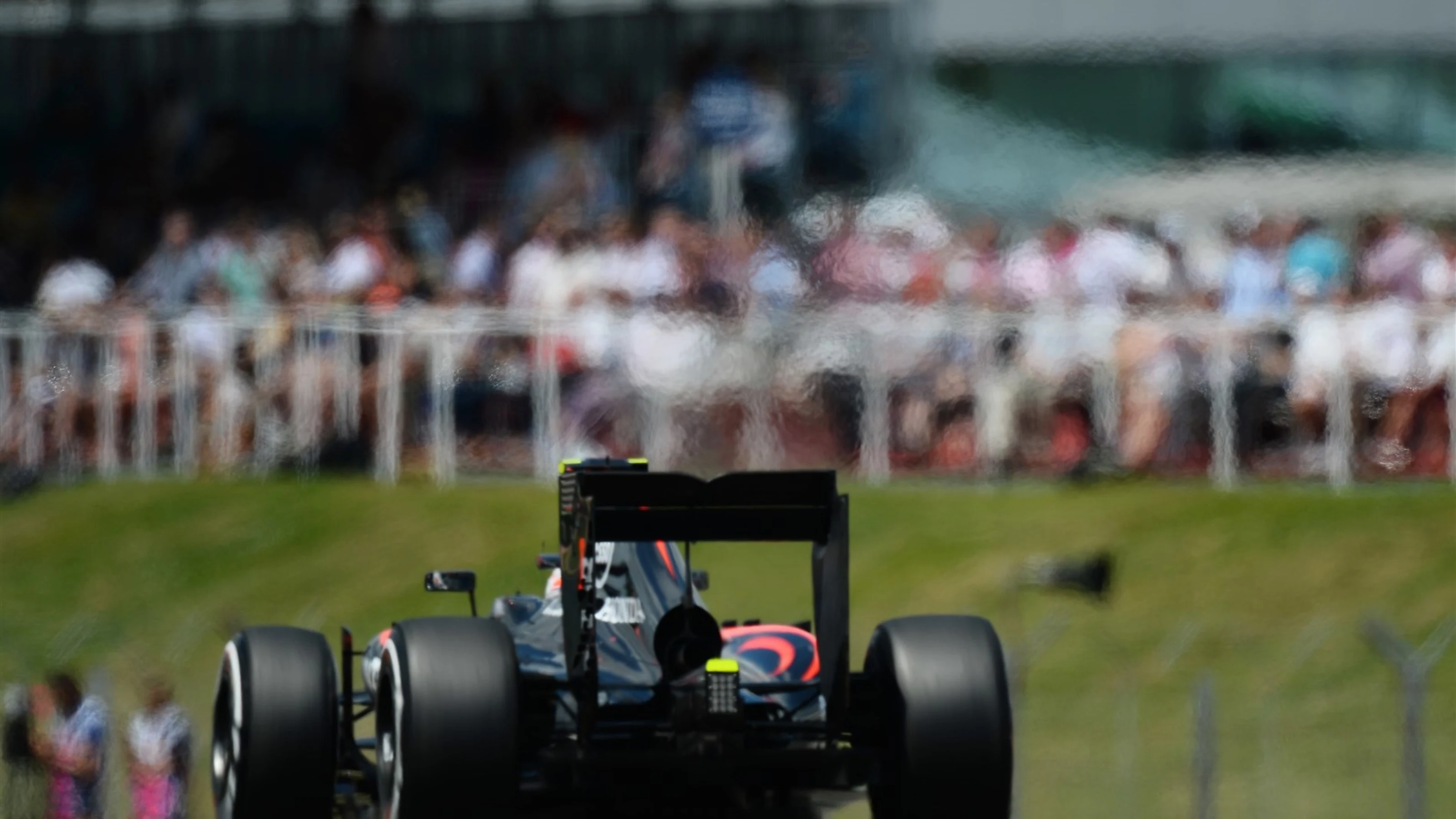 Jenson Button (GBR) McLaren MP4-30 at Formula One World Championship, Rd9, British Grand Prix,