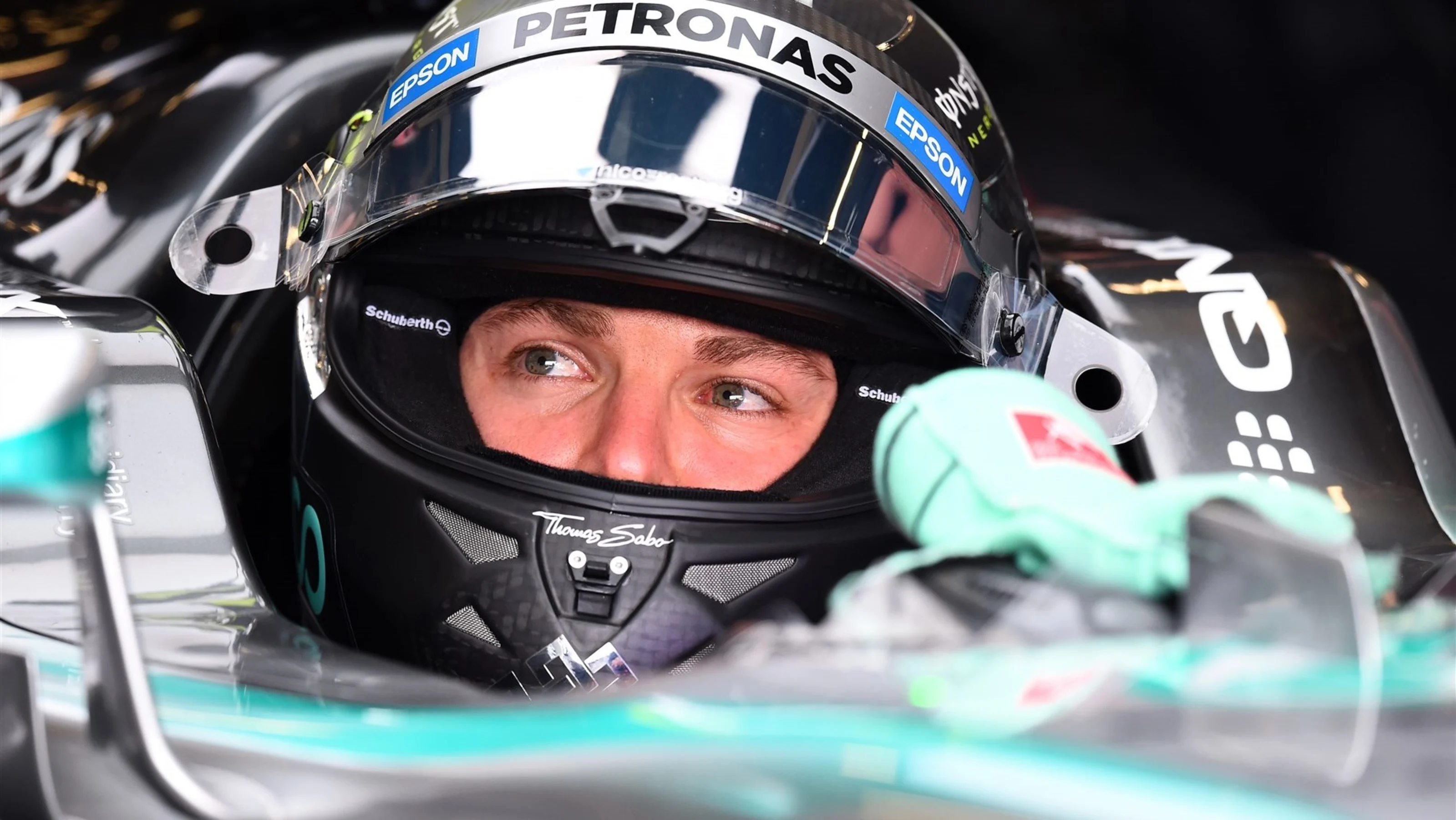 Nico Rosberg (GER) Mercedes AMG F1 W06 at Formula One World Championship, Rd9, British Grand Prix,