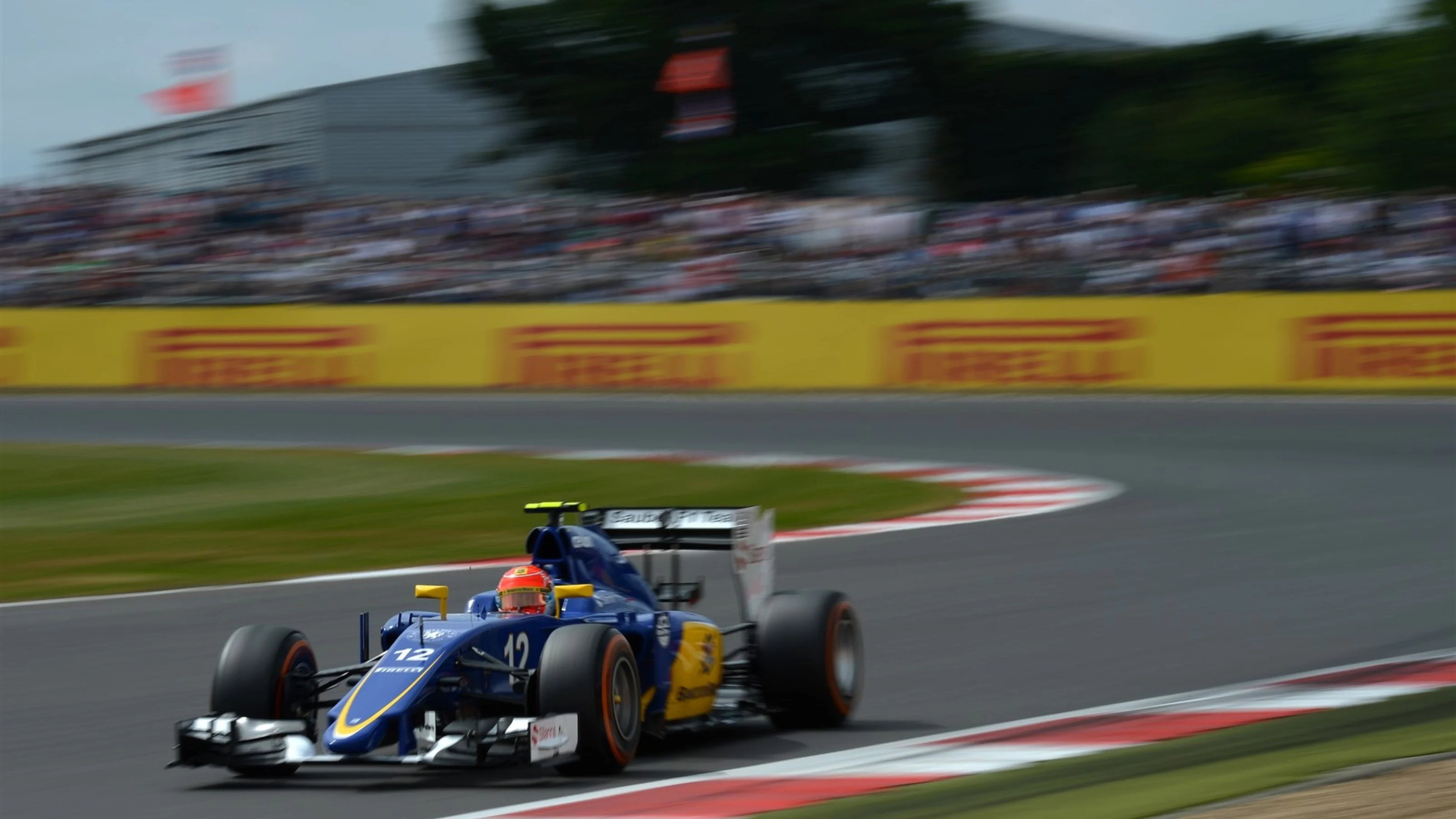 Felipe Nasr (BRA) Sauber C34 at Formula One World Championship, Rd9, British Grand Prix,