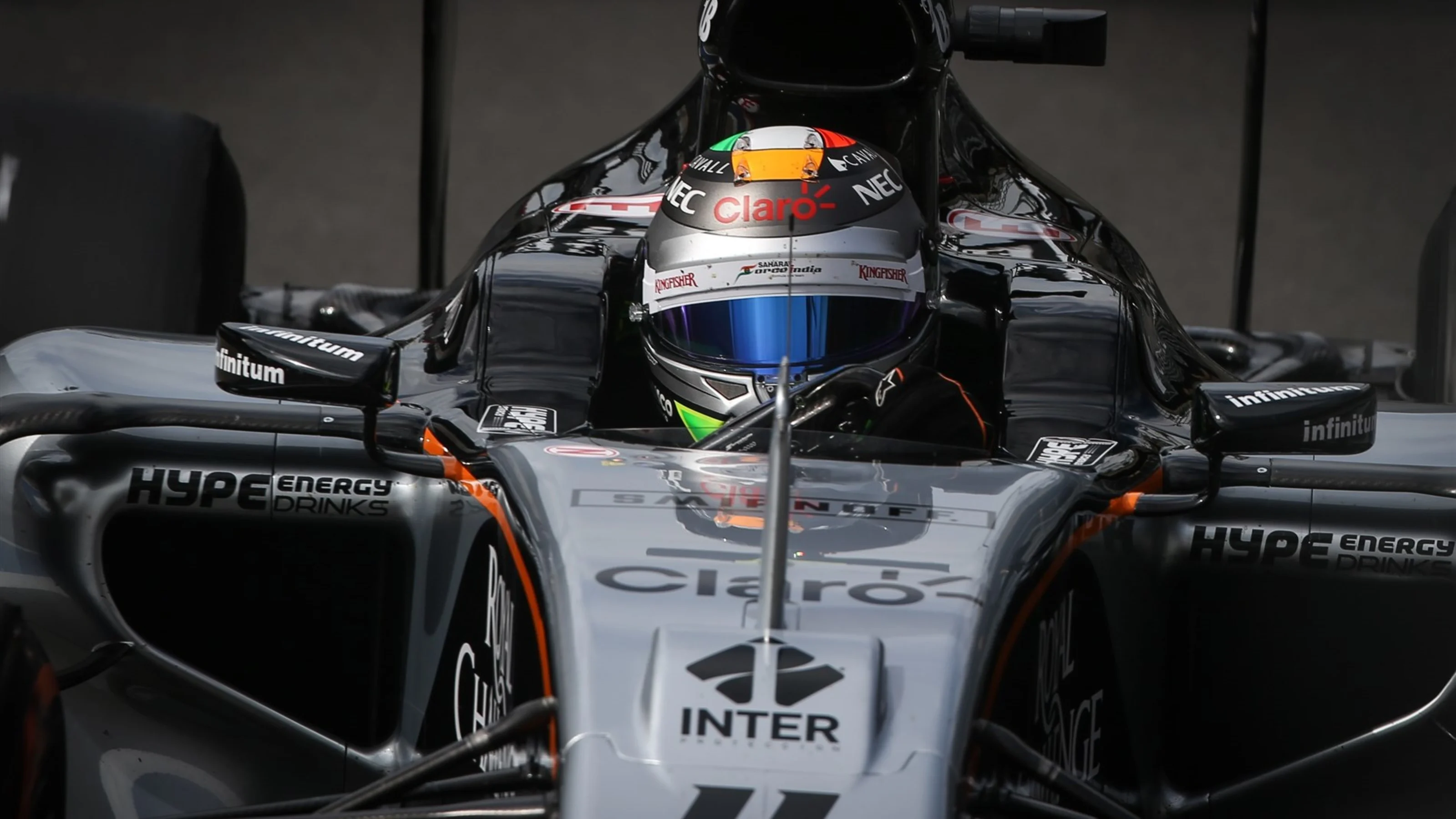 Sergio Perez (MEX) Force India VJM08 at Formula One World Championship, Rd9, British Grand Prix,