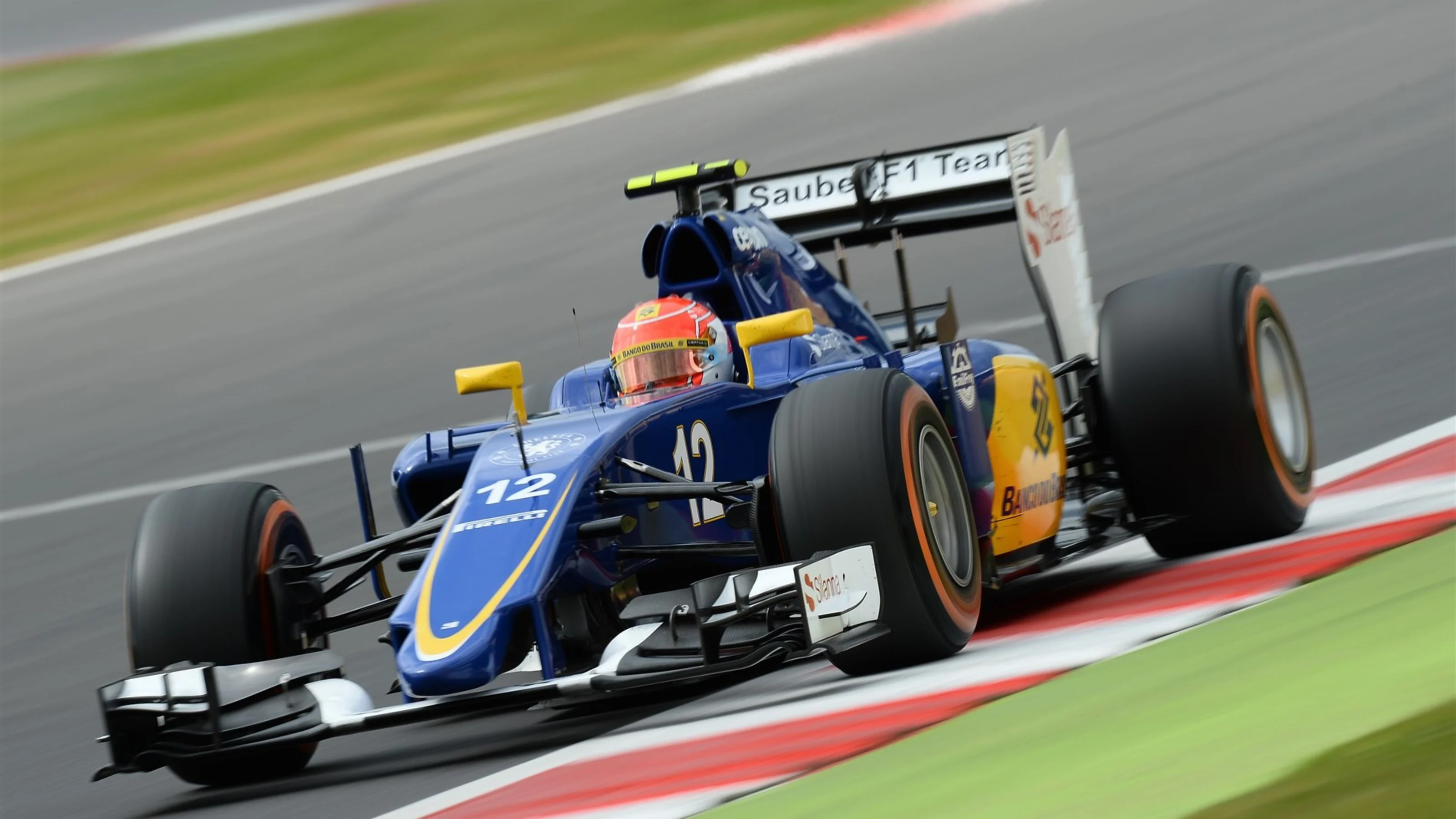 Felipe Nasr (BRA) Sauber C34 at Formula One World Championship, Rd9, British Grand Prix,
