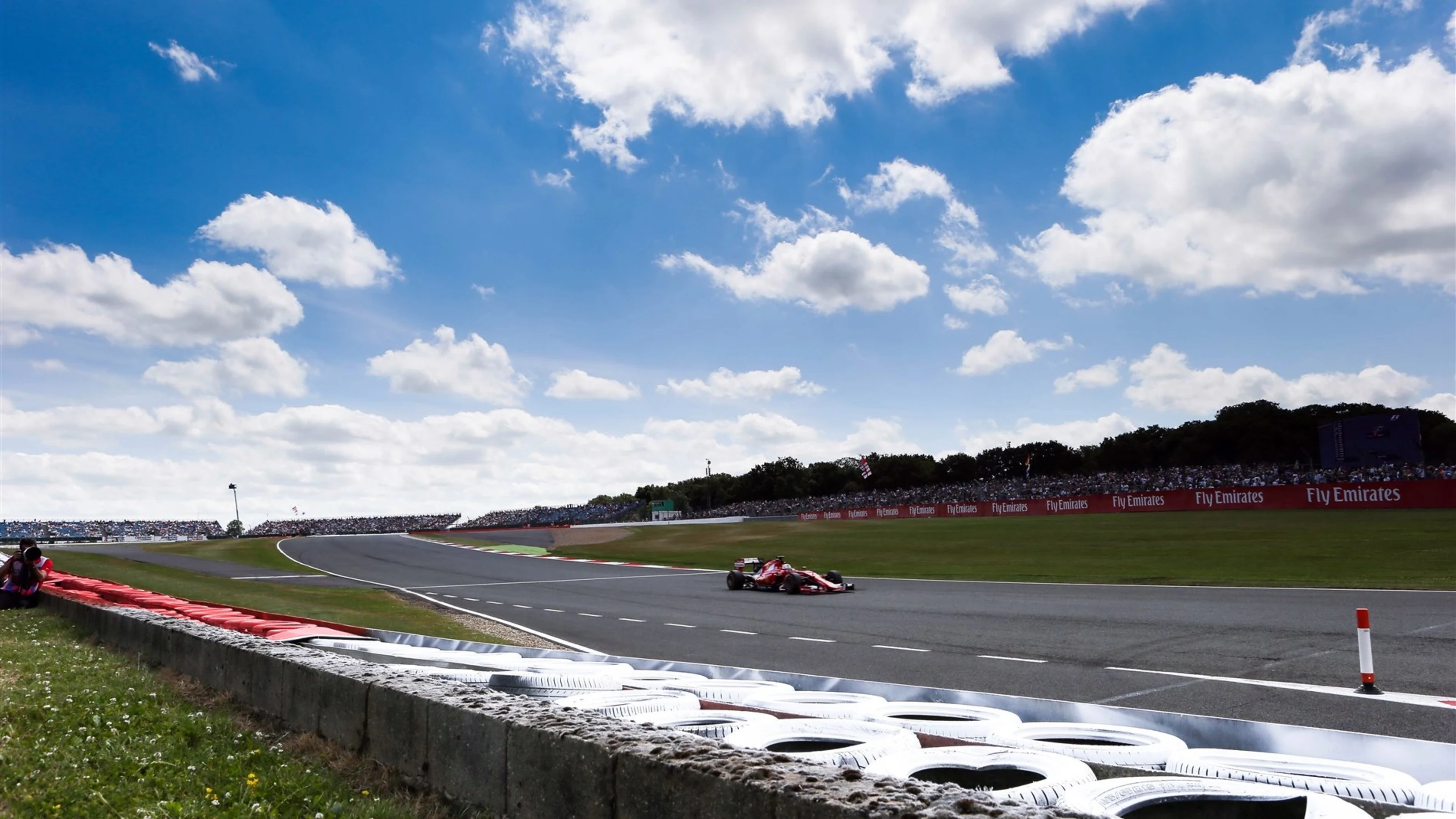 Sebastian Vettel (GER) Ferrari SF15-T at Formula One World Championship, Rd9, British Grand Prix,