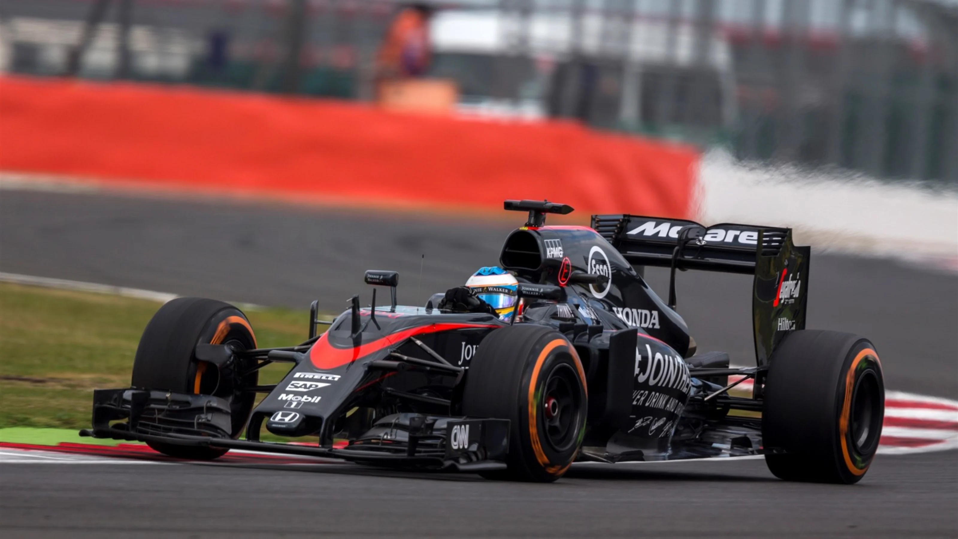 Fernando Alonso (ESP) McLaren MP4-30 at Formula One World Championship, Rd9, British Grand Prix,