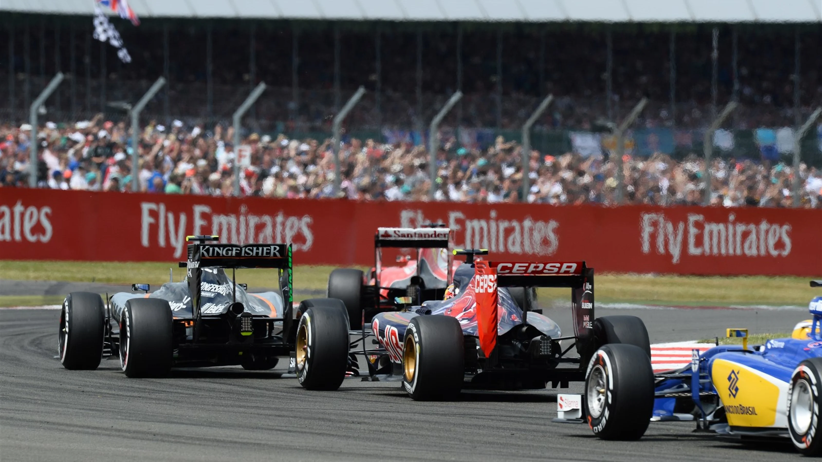 Sergio Perez (MEX) Force India VJM08 at Formula One World Championship, Rd9, British Grand Prix,