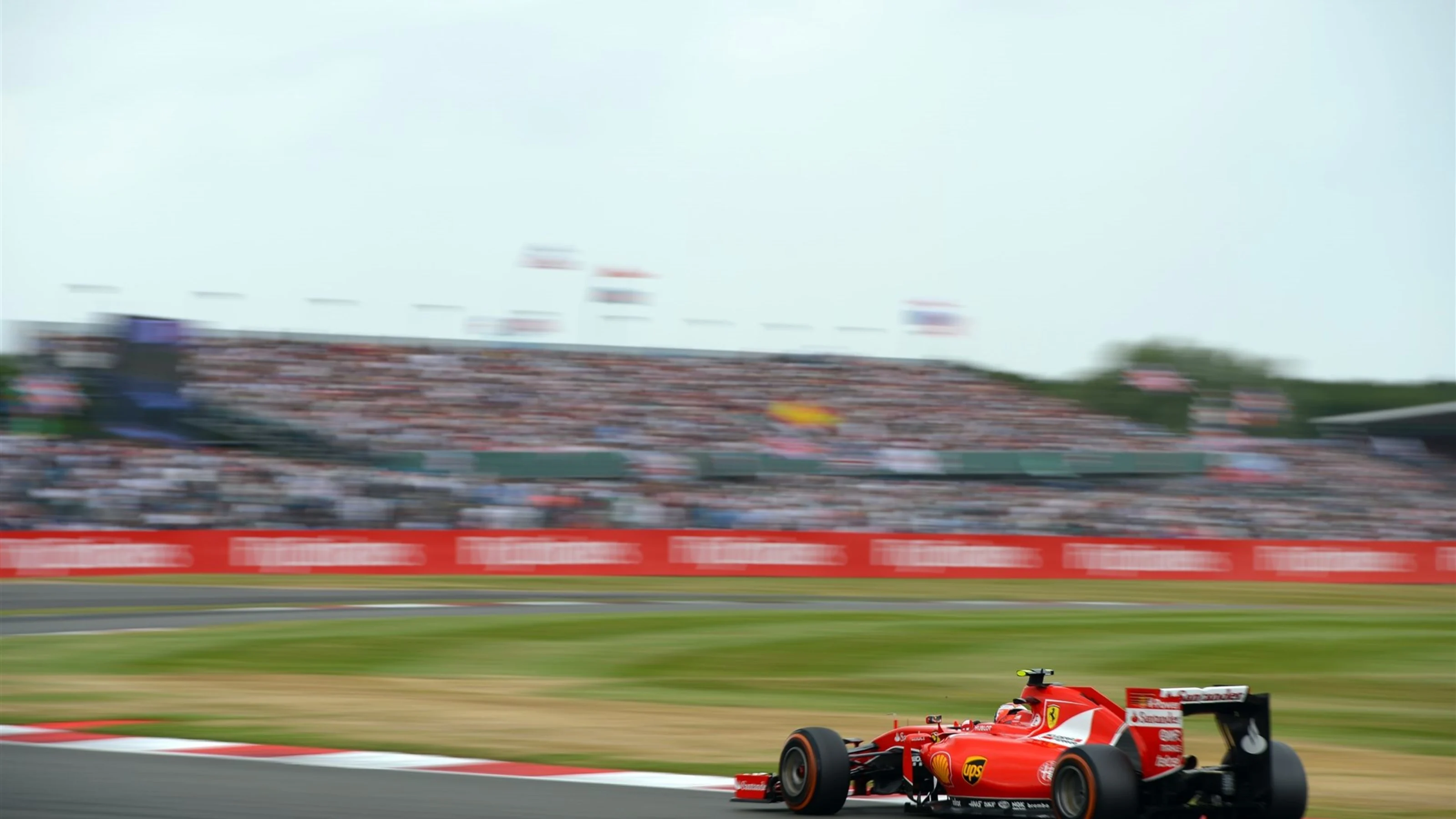 Kimi Raikkonen (FIN) Ferrari SF15-T at Formula One World Championship, Rd9, British Grand Prix,