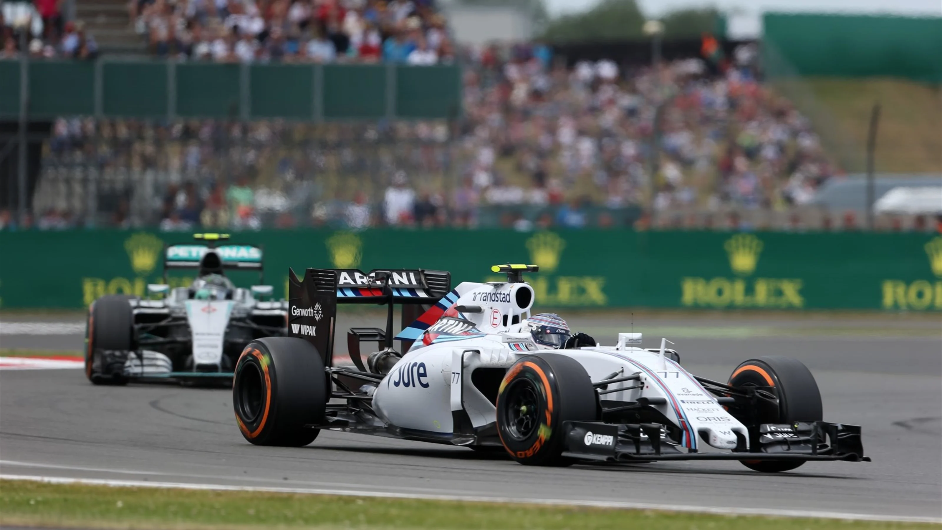 Valtteri Bottas (FIN) Williams FW37 at Formula One World Championship, Rd9, British Grand Prix,