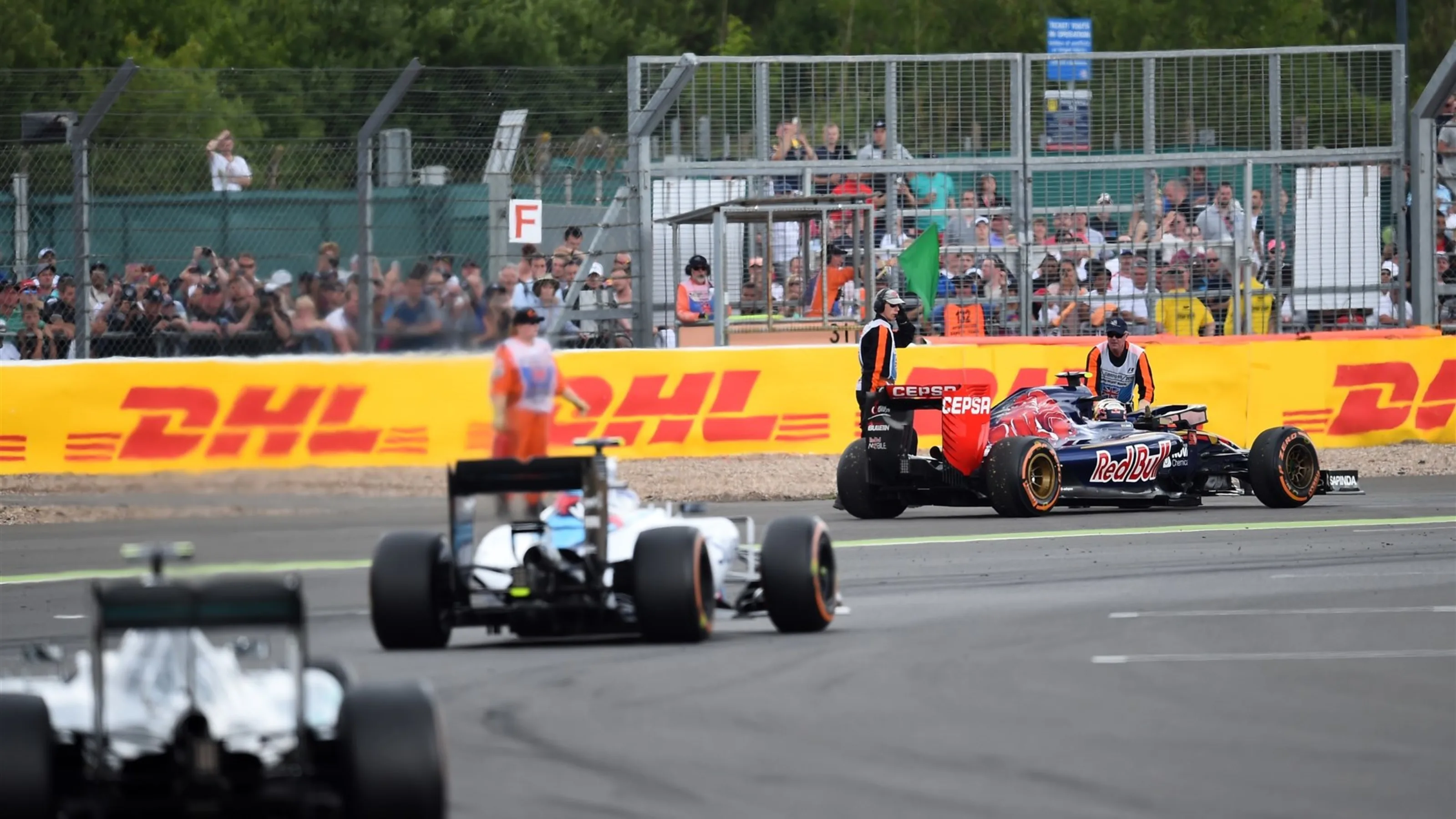 Carlos Sainz jr (ESP) Scuderia Toro Rosso STR10 retires from the race at Formula One World