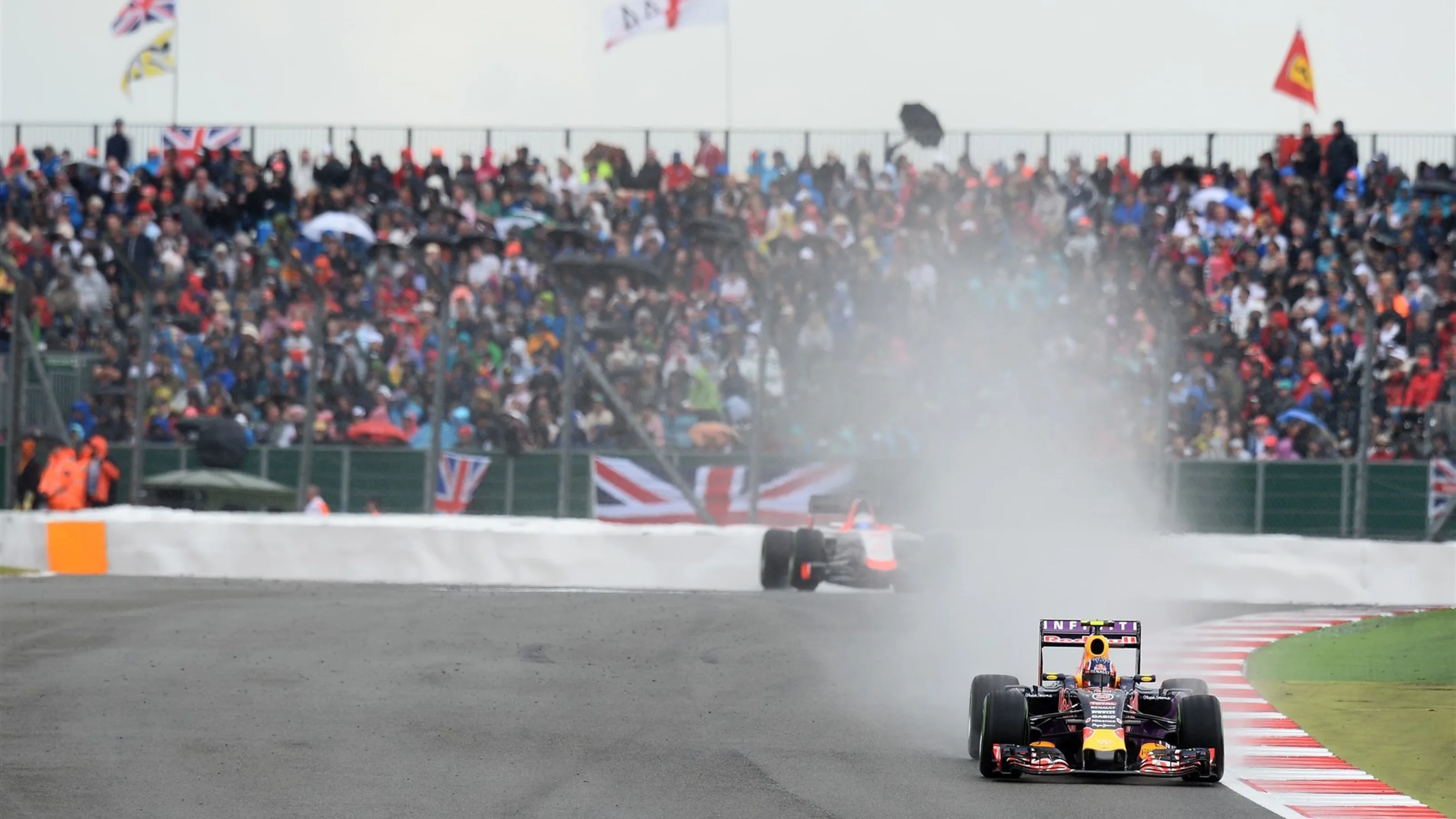 Daniil Kvyat (RUS) Red Bull Racing RB11 at Formula One World Championship, Rd9, British Grand Prix,