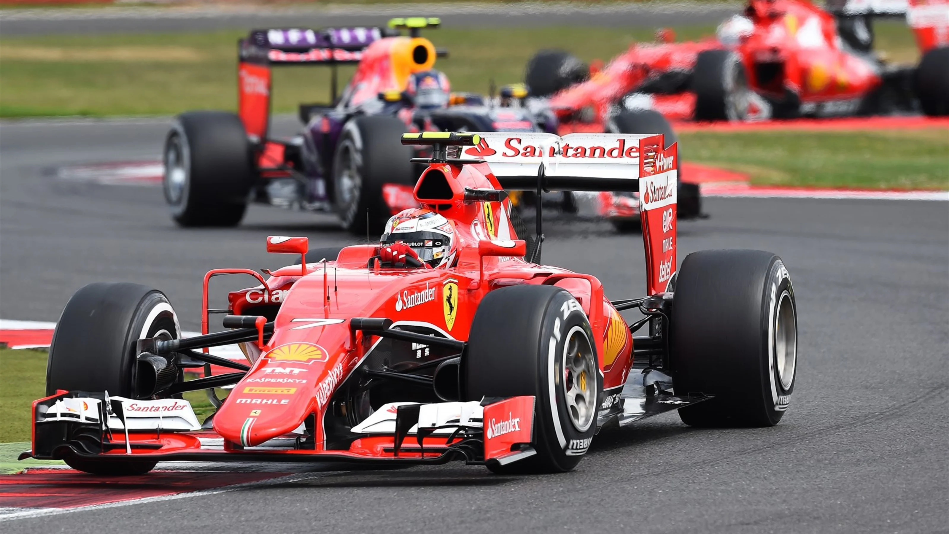 Kimi Raikkonen (FIN) Ferrari SF15-T at Formula One World Championship, Rd9, British Grand Prix,