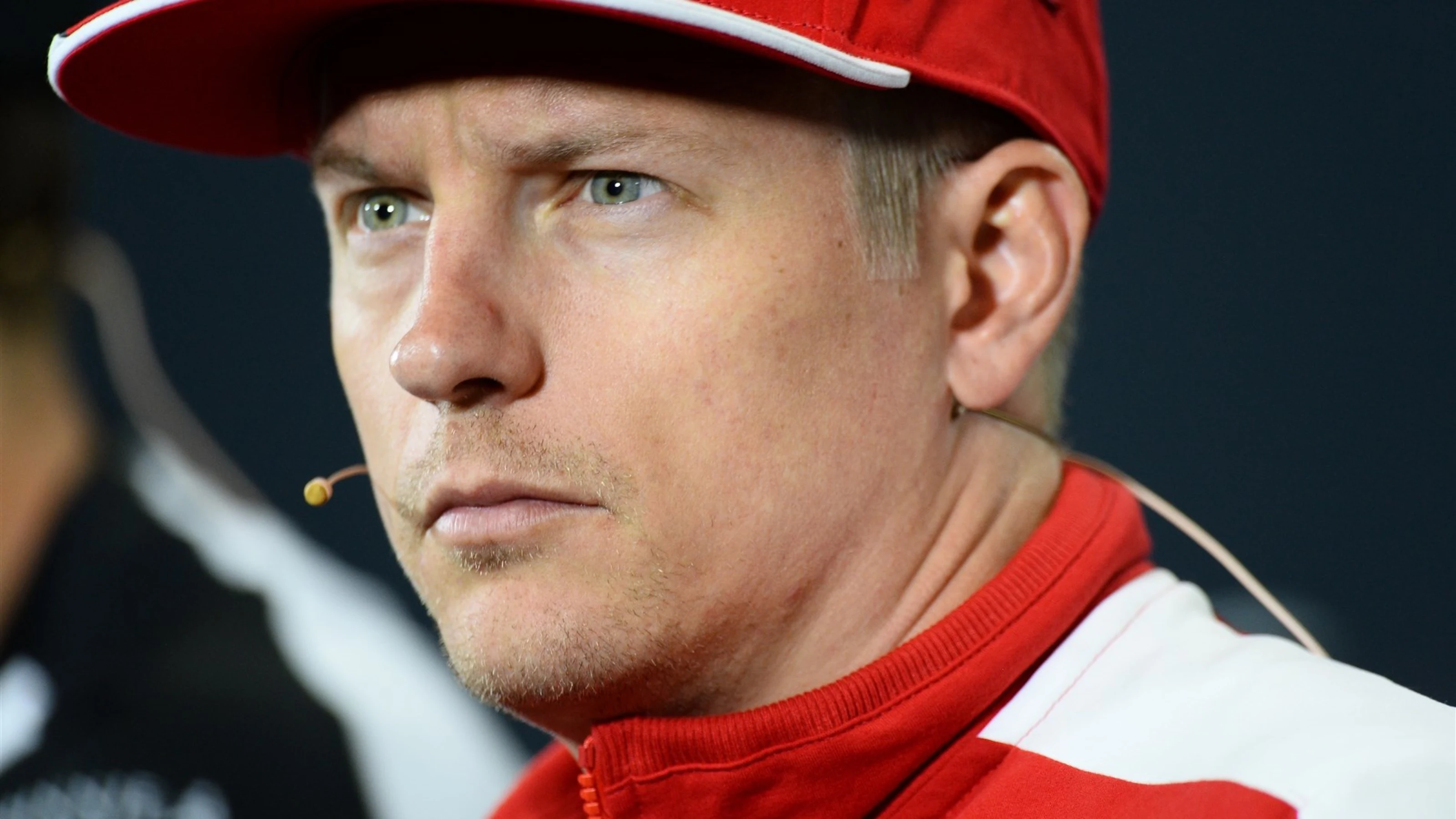 Kimi Raikkonen (FIN) Ferrari during the Press Conference at Formula One World Championship, Rd9,