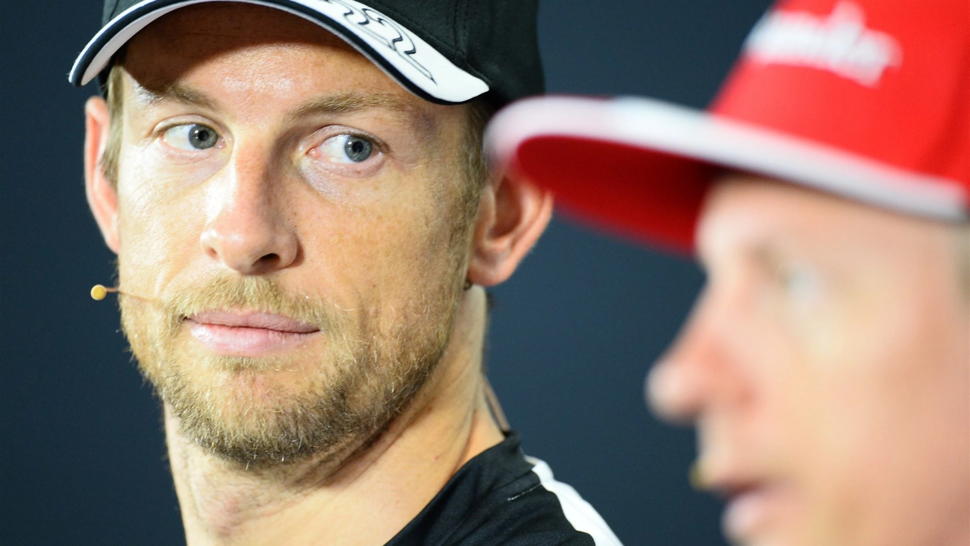 Jenson Button (GBR) McLaren during the Press Conference at Formula One World Championship, Rd9,