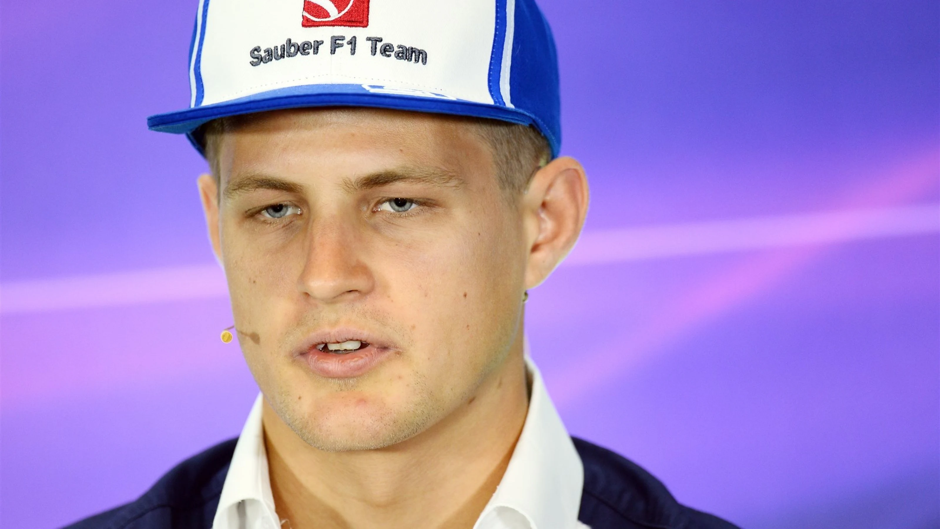 Marcus Ericsson (SWE) Sauber during the Press Conference at Formula One World Championship, Rd9,
