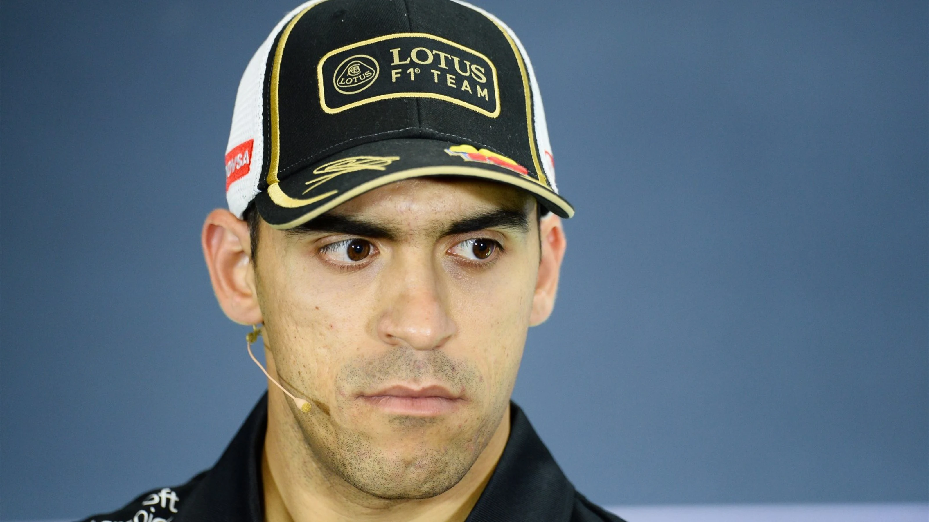 Pastor Maldonado (VEN) Lotus during the Press Conference at Formula One World Championship, Rd9,