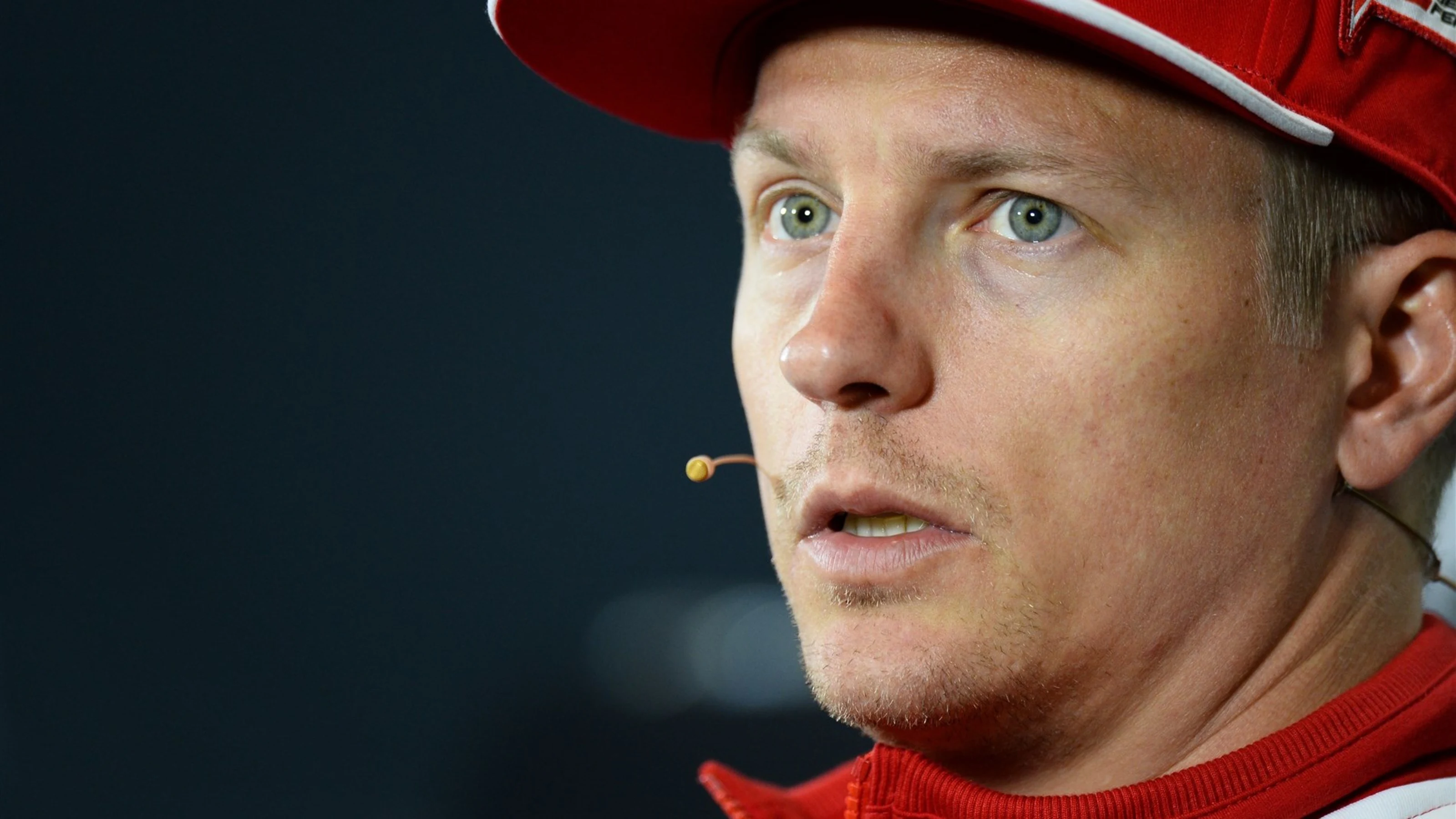Kimi Raikkonen (FIN) Ferrari in the press conference at Formula One World Championship, Rd9,