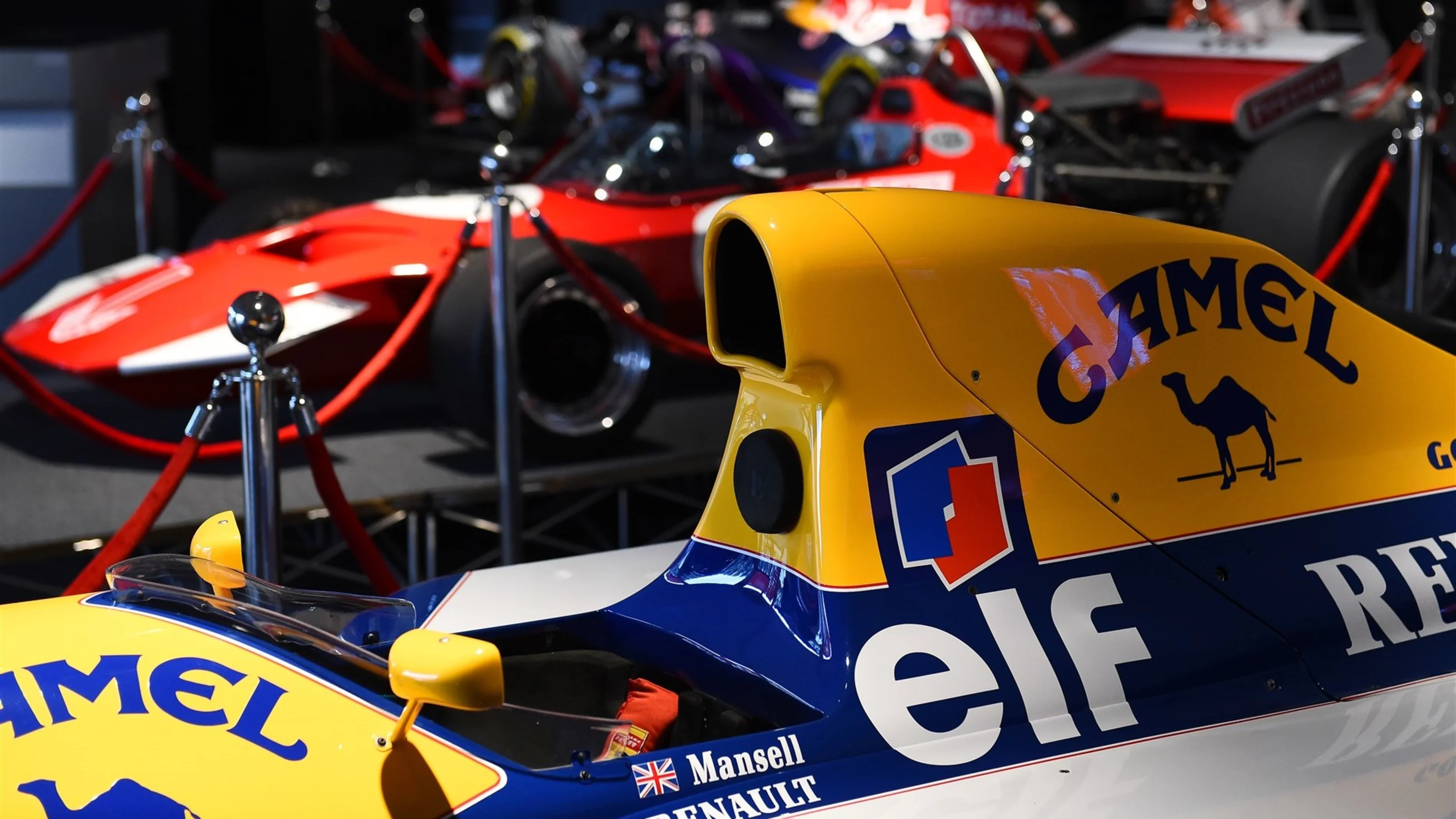 Williams FW14 at the 65 Years of F1 Exhibition at Formula One World Championship, Rd9, British