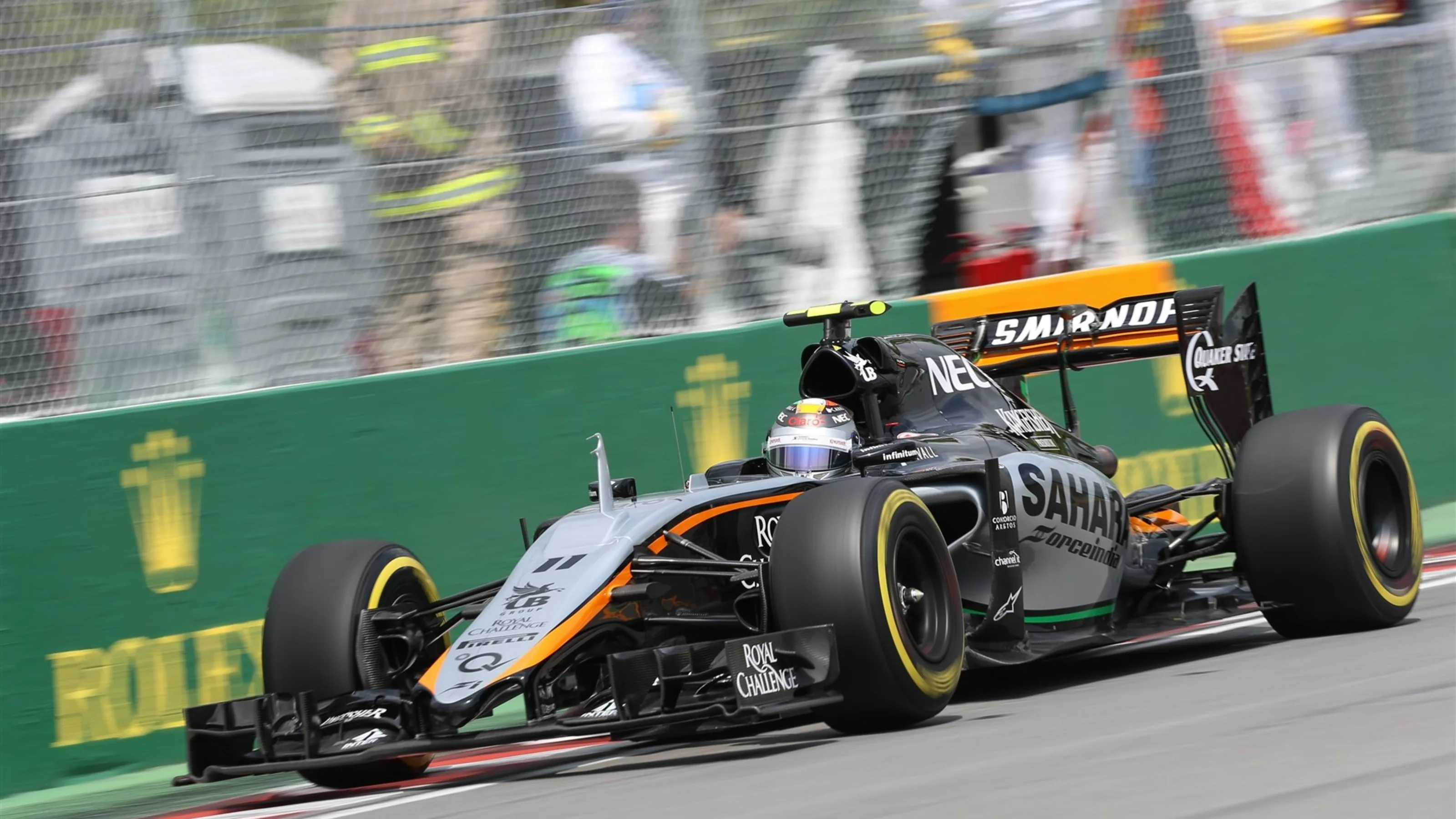 Sergio Perez (MEX) Force India VJM08 at Formula One World Championship, Rd7, Canadian Grand Prix,