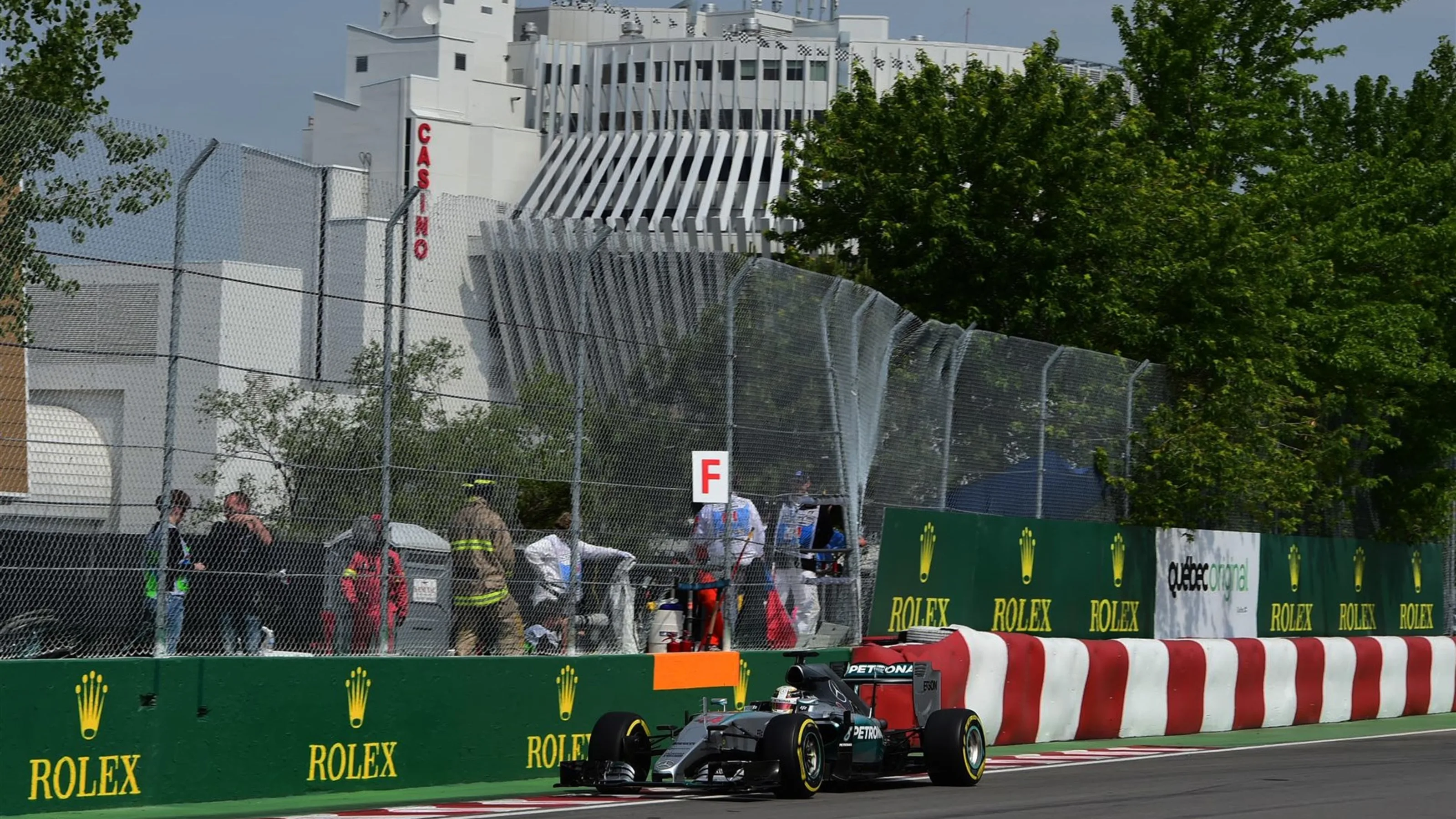 Lewis Hamilton (GBR) Mercedes AMG F1 W06 at Formula One World Championship, Rd7, Canadian Grand