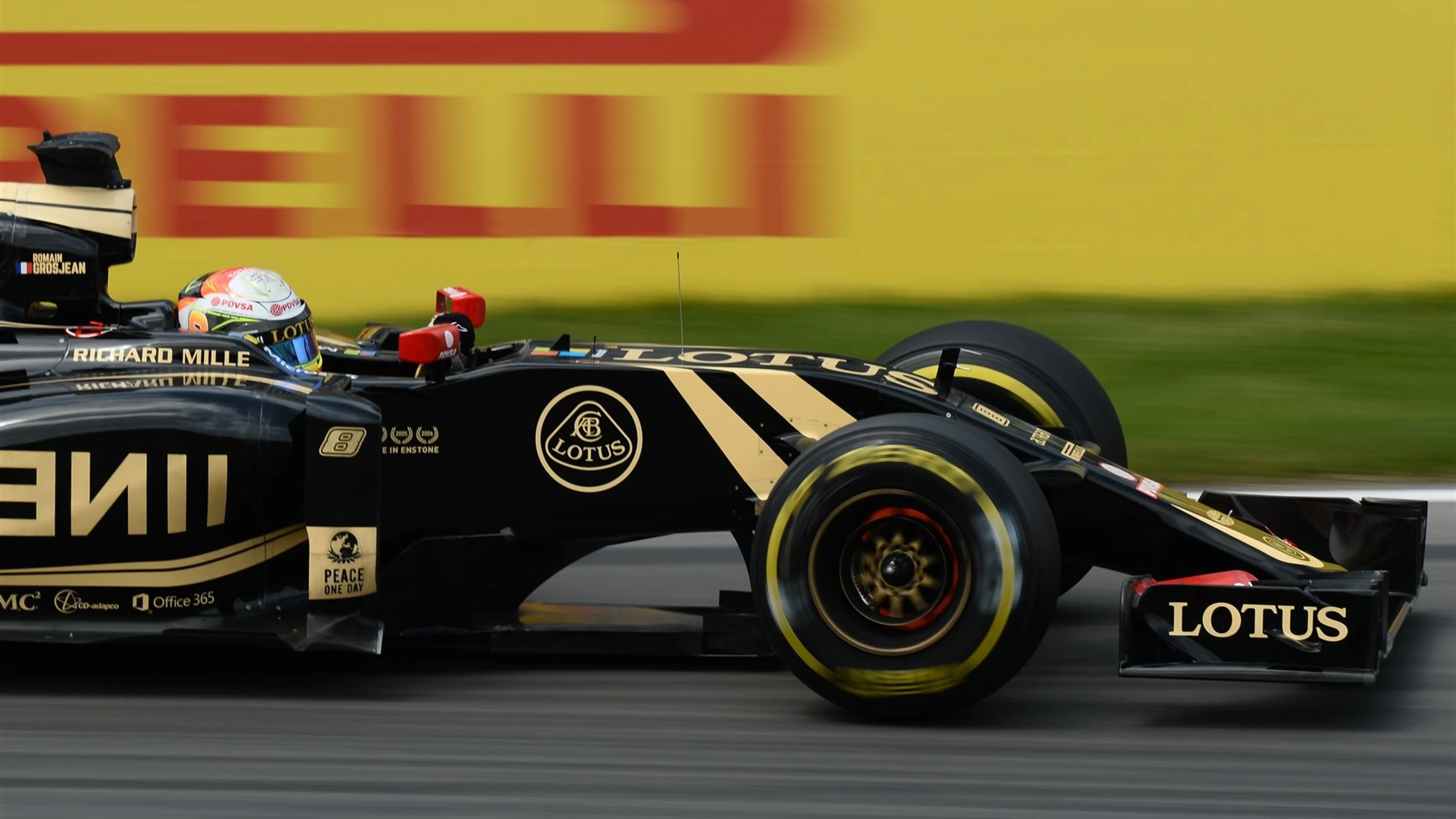 Romain Grosjean (FRA) Lotus E23 Hybrid at Formula One World Championship, Rd7, Canadian Grand Prix,